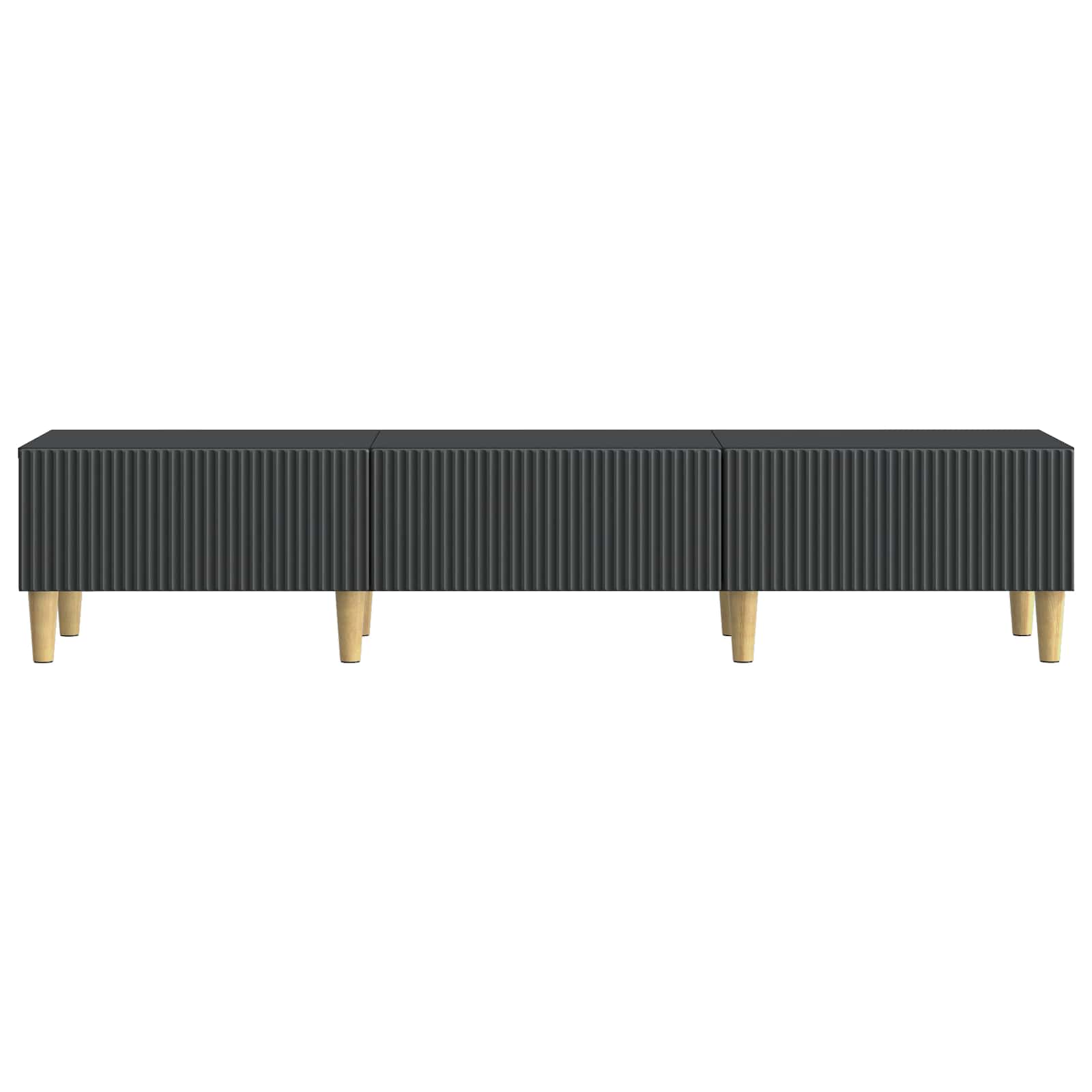 Meuble TV avec tiroir Noir 147 x 34,5 x 30 cm Bois d'ingénierie - XIOS
