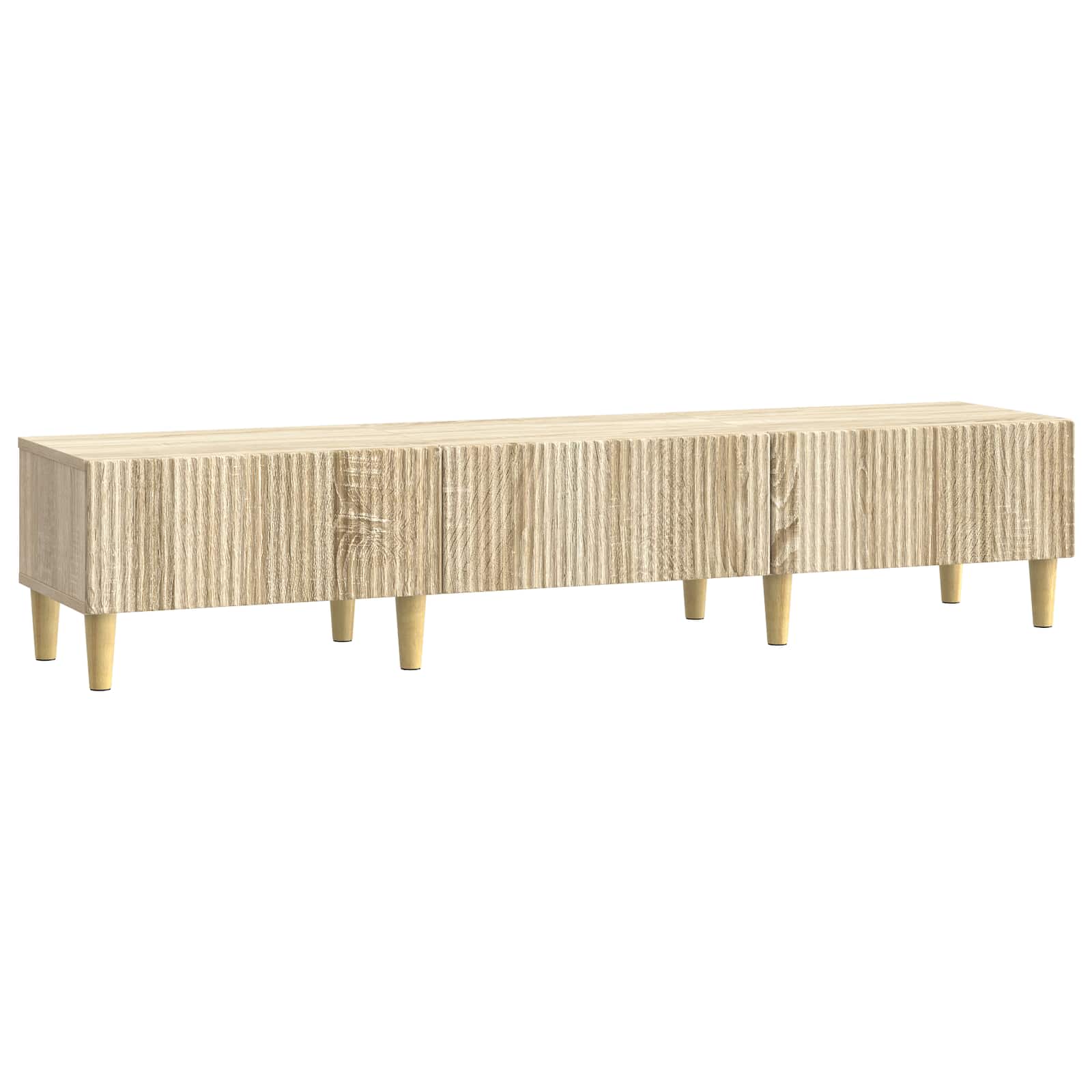 Meuble TV Chêne Sonoma 147 x 34,5 x 30 cm Bois d'ingénierie - XIOS