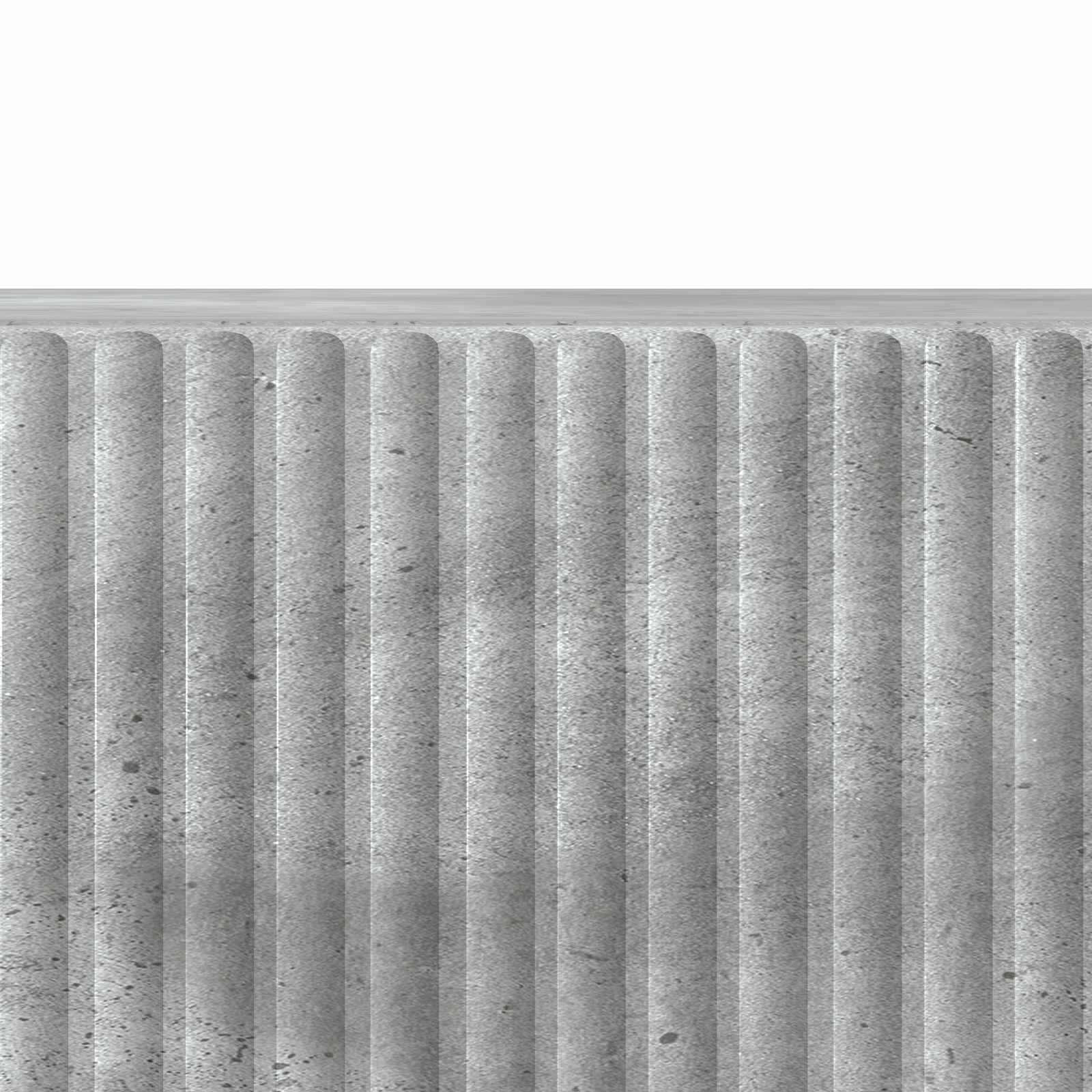 Meuble TV Gris béton 147 x 34,5 x 30 cm Bois d'ingénierie - XIOS