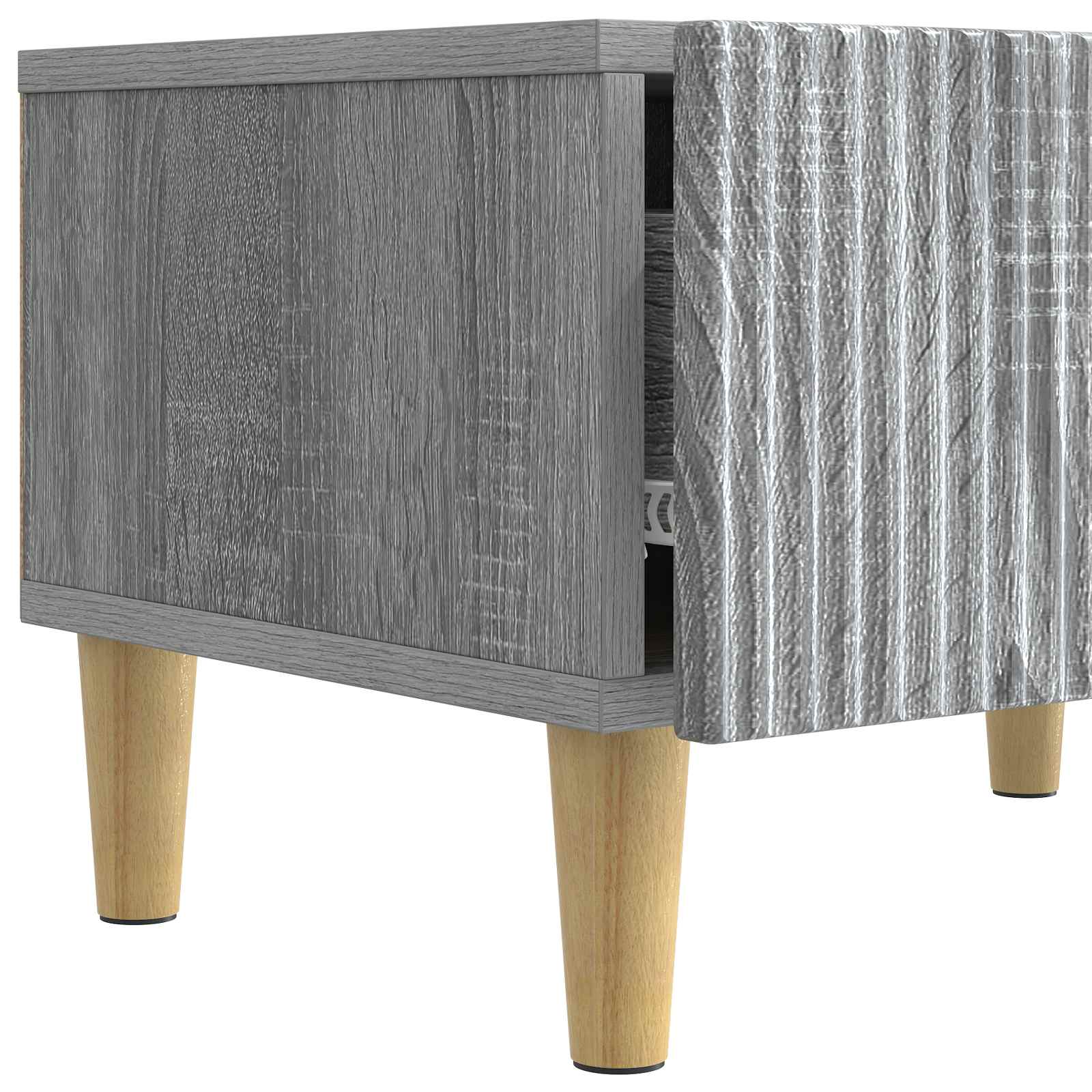 Meuble TV Sonoma gris 147 x 34,5 x 30 cm Bois d'ingénierie - XIOS