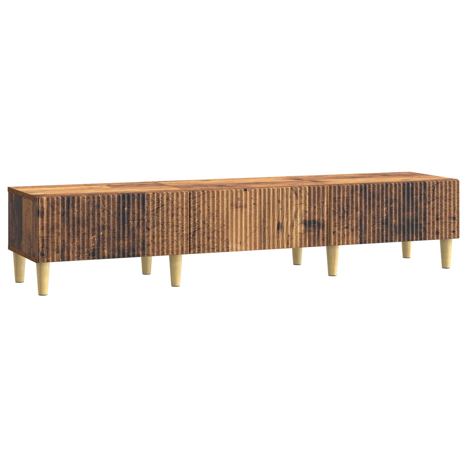 Meuble TV Bois ancien 147 x 34,5 x 30 cm Bois d'ingénierie - XIOS