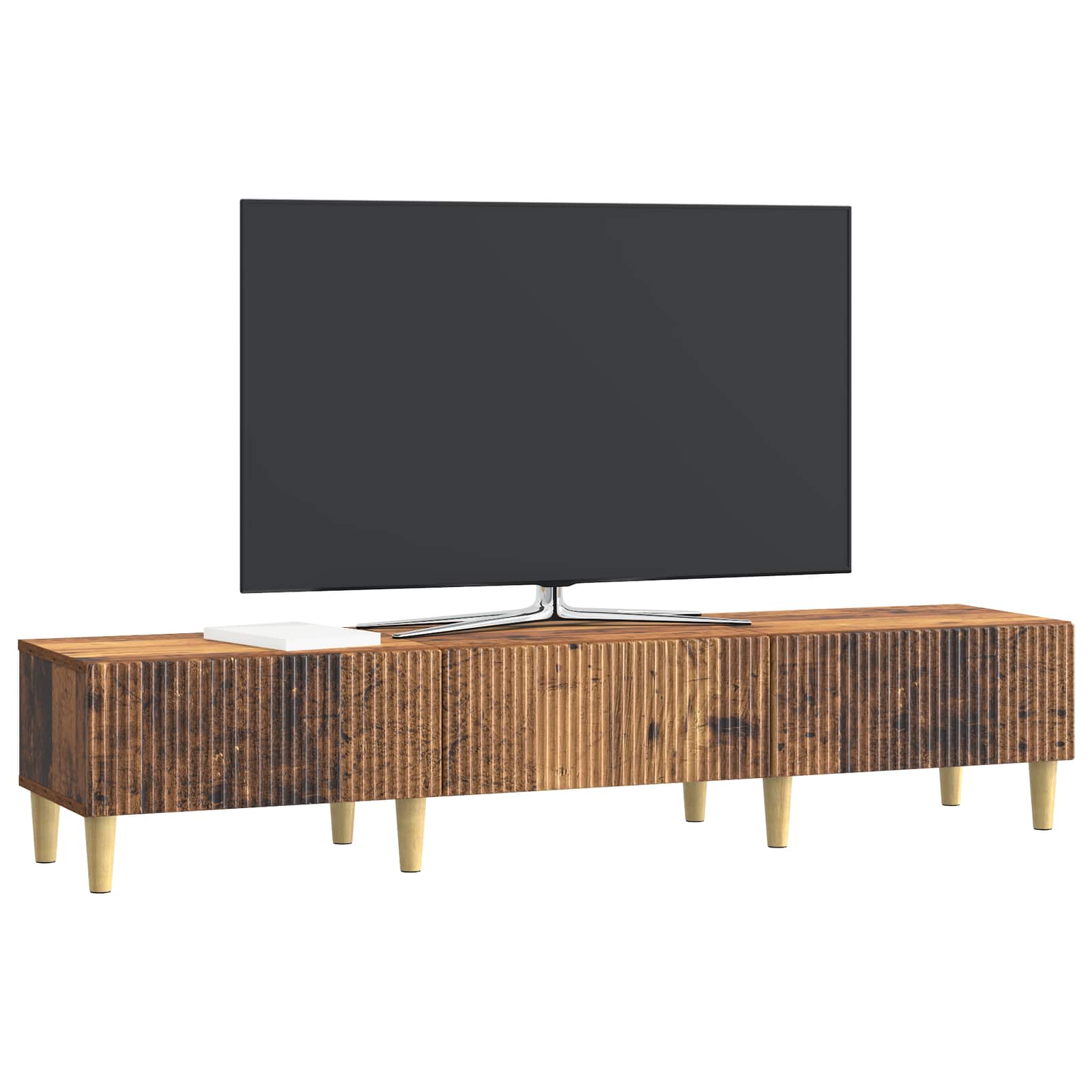Meuble TV Bois ancien 147 x 34,5 x 30 cm Bois d'ingénierie - XIOS