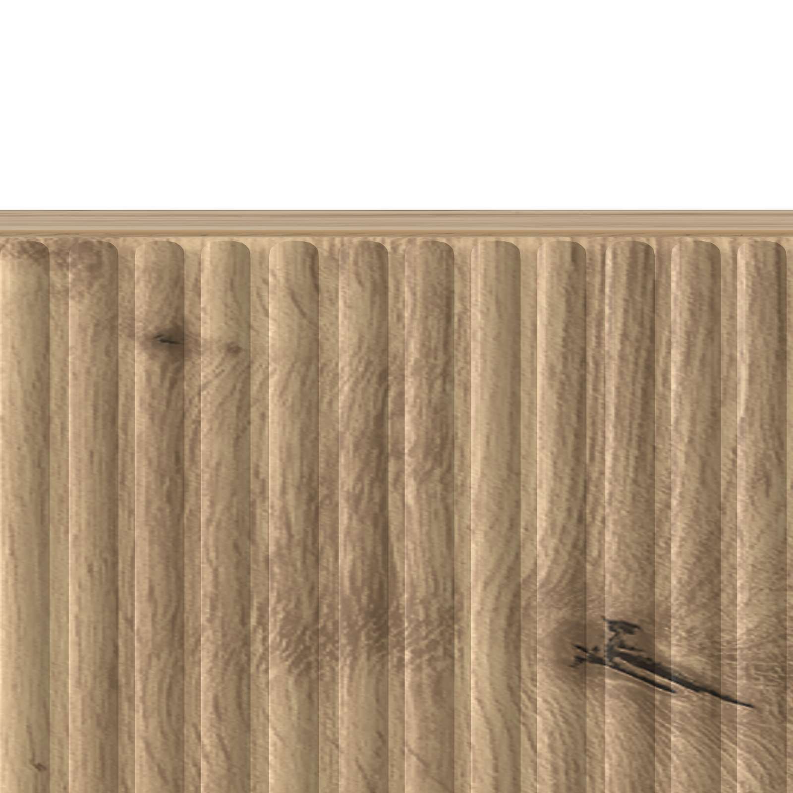 Meuble TV Chêne artisanal 147 x 34,5 x 30 cm Bois d'ingénierie - XIOS