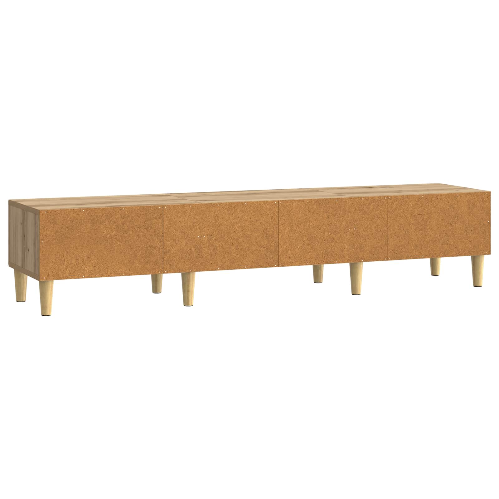 Meuble TV Chêne artisanal 147 x 34,5 x 30 cm Bois d'ingénierie - XIOS