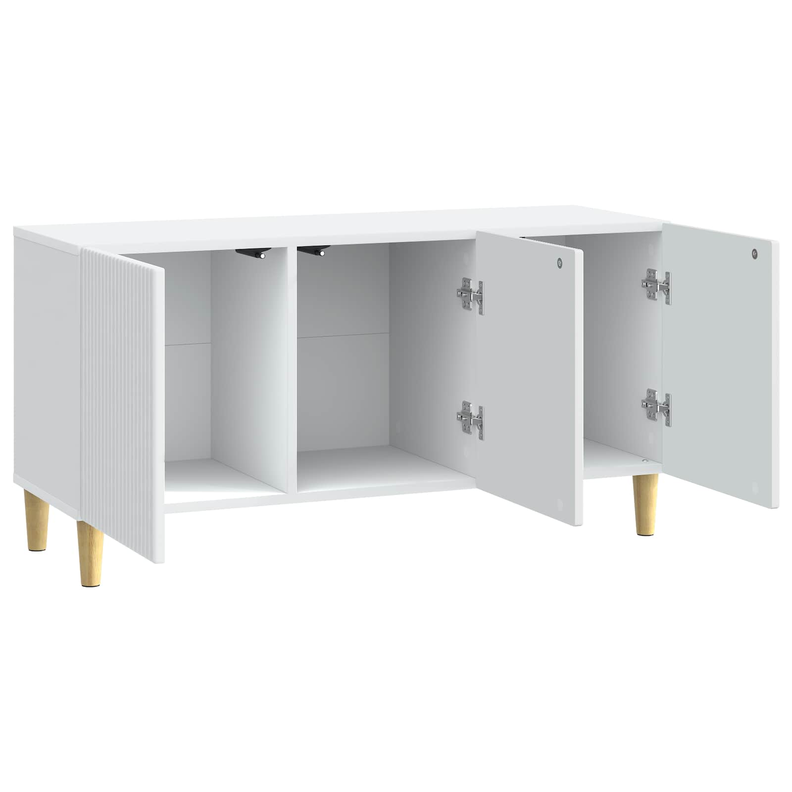 Meuble TV Blanc 99 x 34,5 x 50 cm Bois d'ingénierie - XIOS