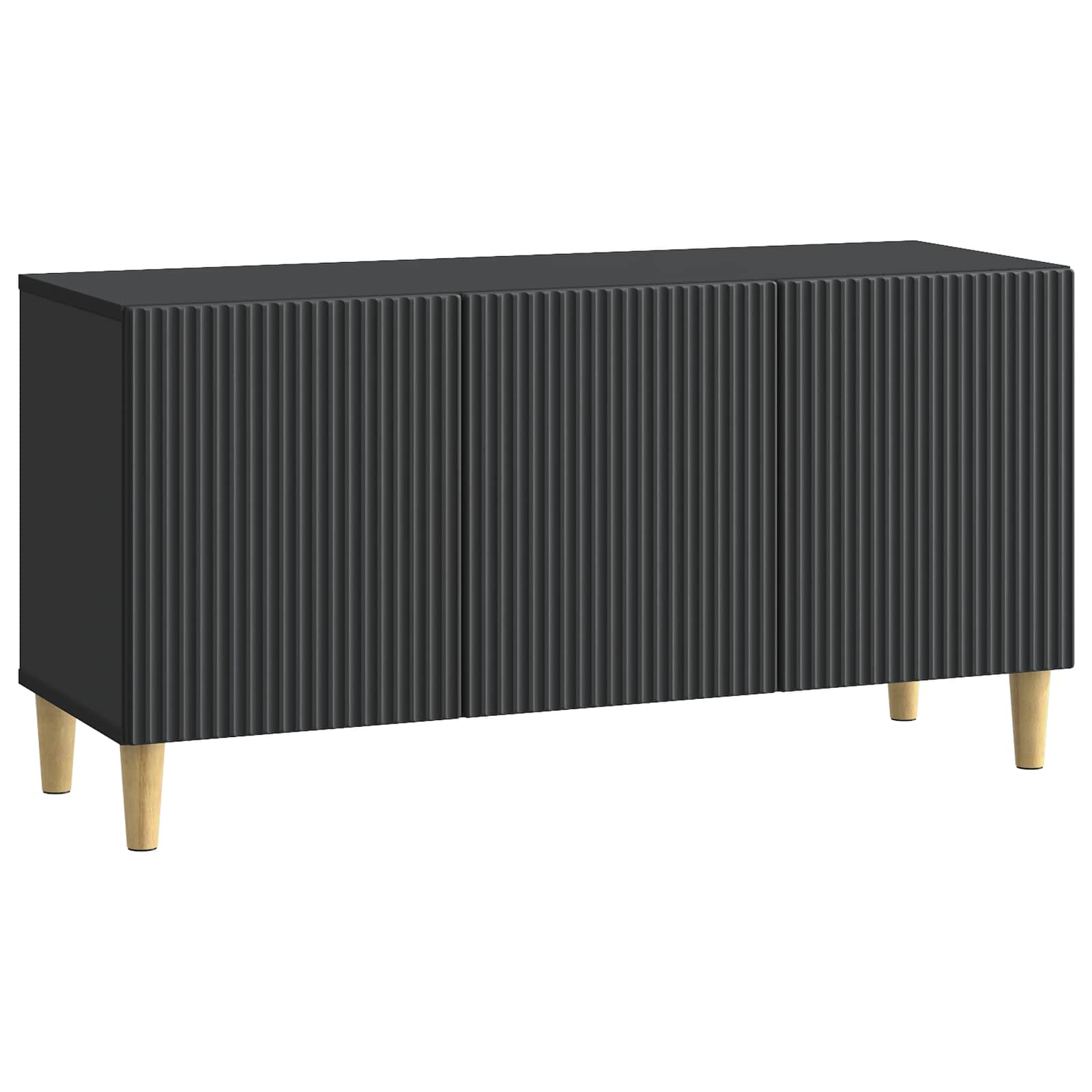 Meuble TV Noir 99 x 34,5 x 50 cm Bois d'ingénierie - XIOS