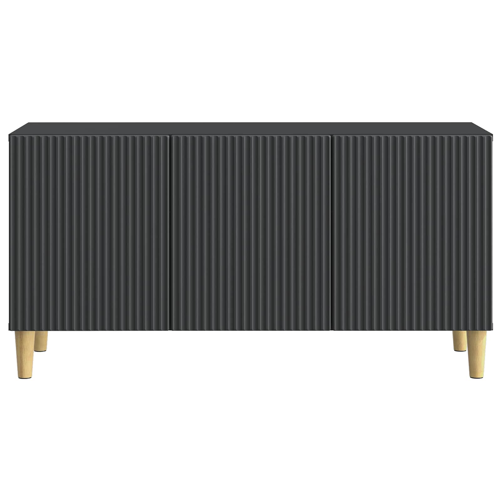 Meuble TV Noir 99 x 34,5 x 50 cm Bois d'ingénierie - XIOS