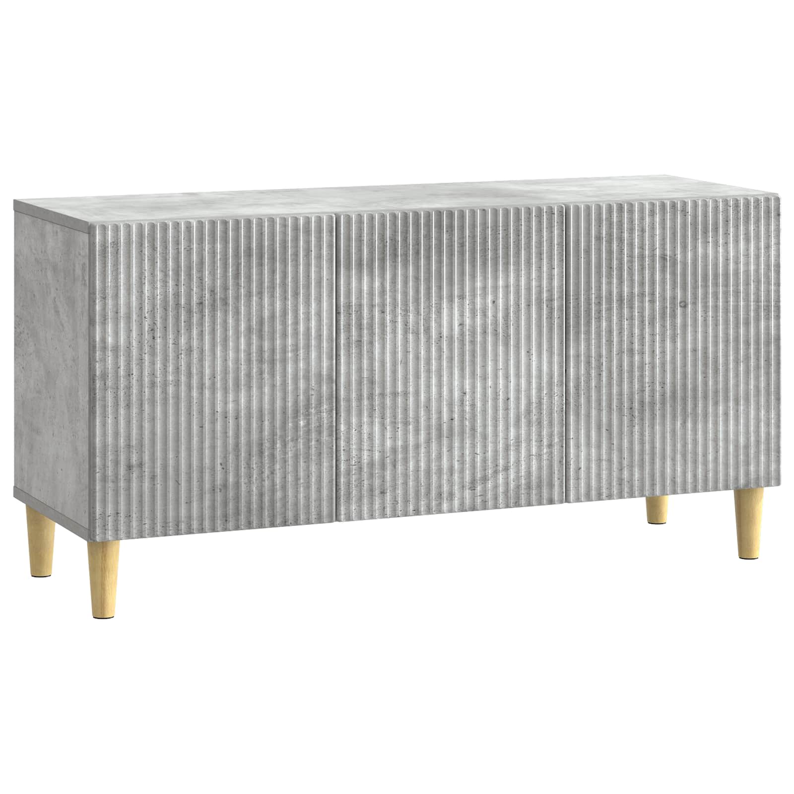 Meuble TV Gris béton 99 x 34,5 x 50 cm Bois d'ingénierie - XIOS