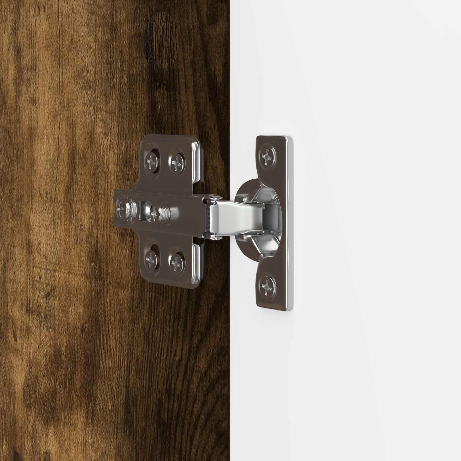 Meuble TV Chêne fumé 99 x 34,5 x 50 cm Bois d'ingénierie - XIOS