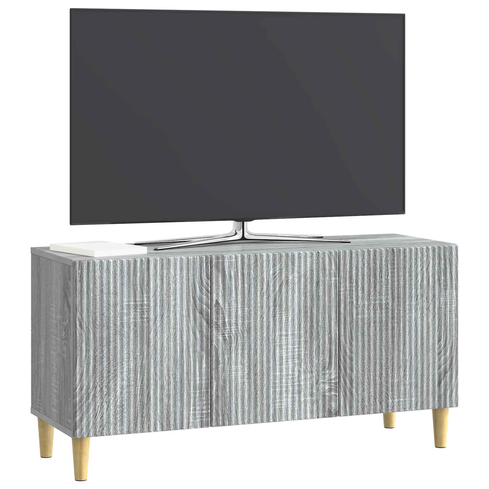Meuble TV Sonoma gris 99 x 34,5 x 50 cm Bois d'ingénierie - XIOS