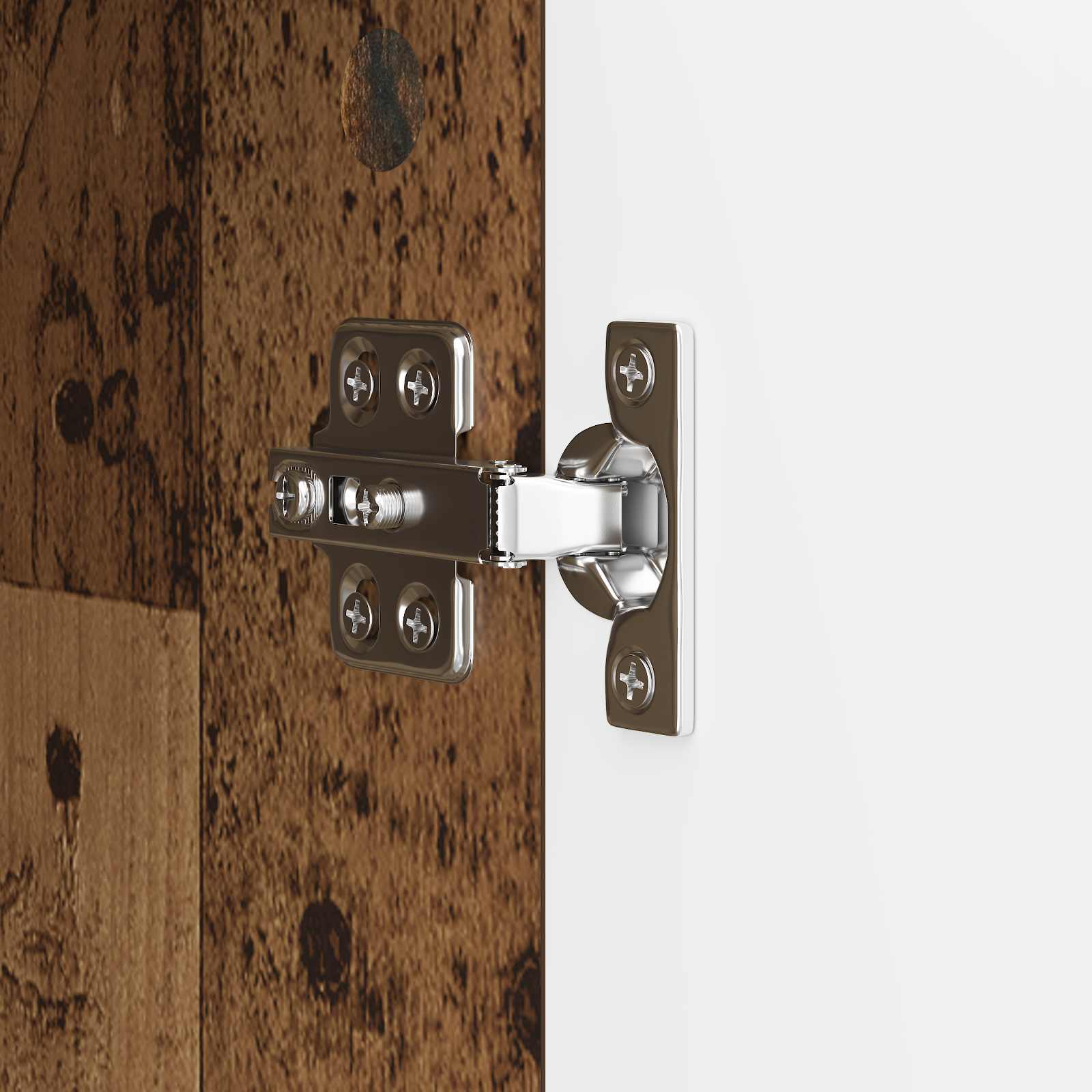 Meuble TV Bois ancien 99 x 34,5 x 50 cm Bois d'ingénierie - XIOS