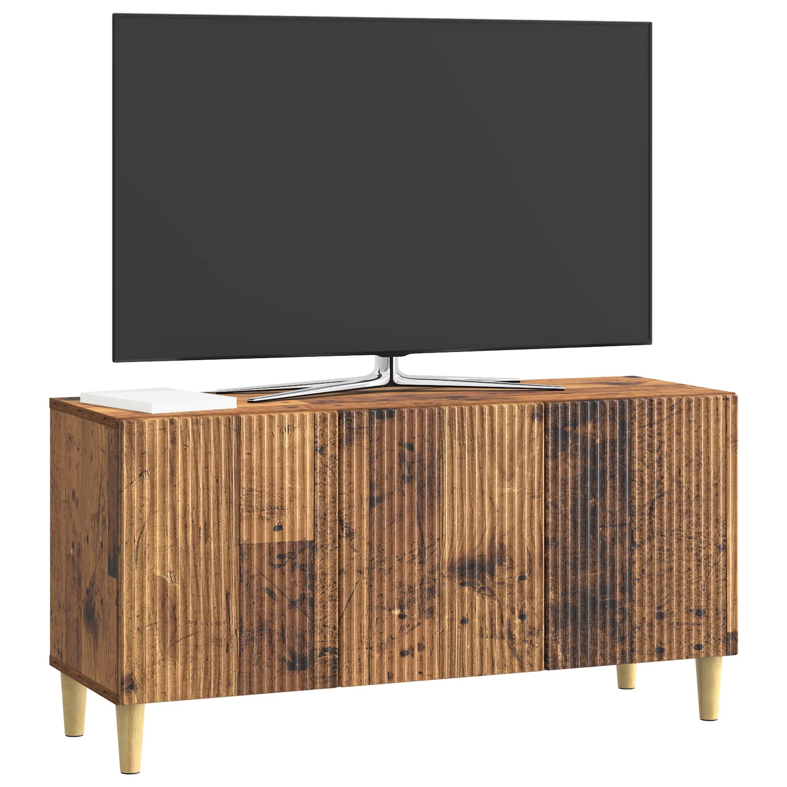 Meuble TV Bois ancien 99 x 34,5 x 50 cm Bois d'ingénierie - XIOS