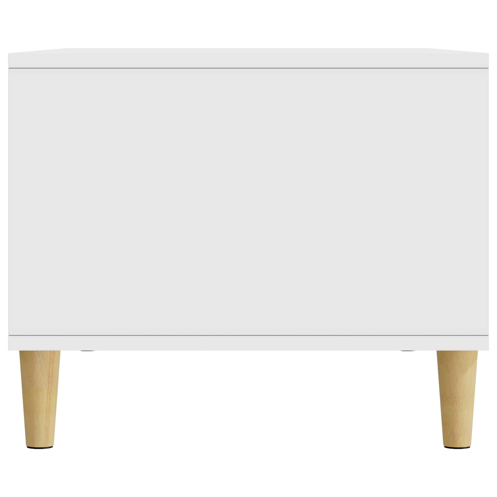Table basse Blanc 90 x 50 x 40 cm Bois d'ingénierie - XIOS