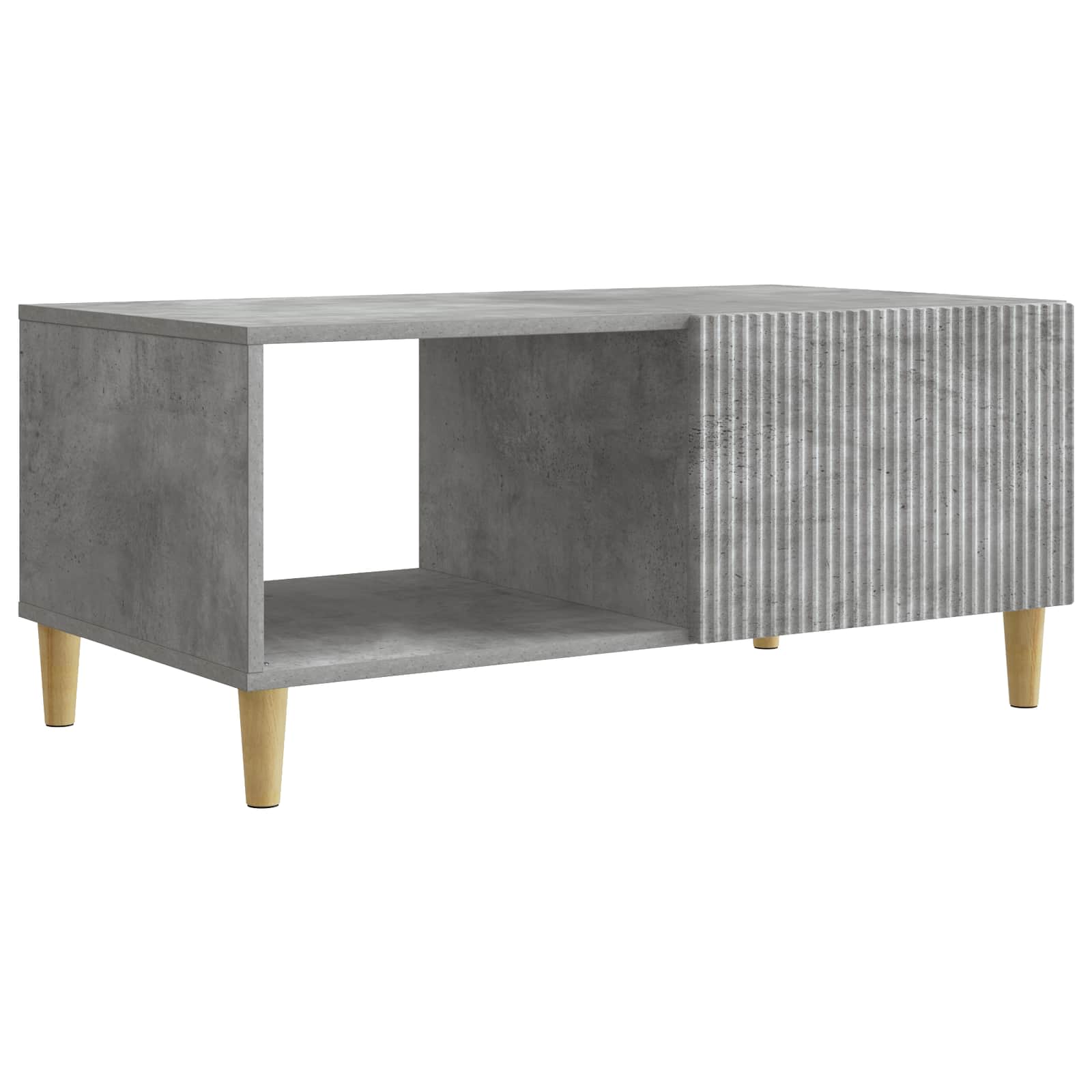 Table basse Gris béton 90 x 50 x 40 cm Bois d'ingénierie - XIOS