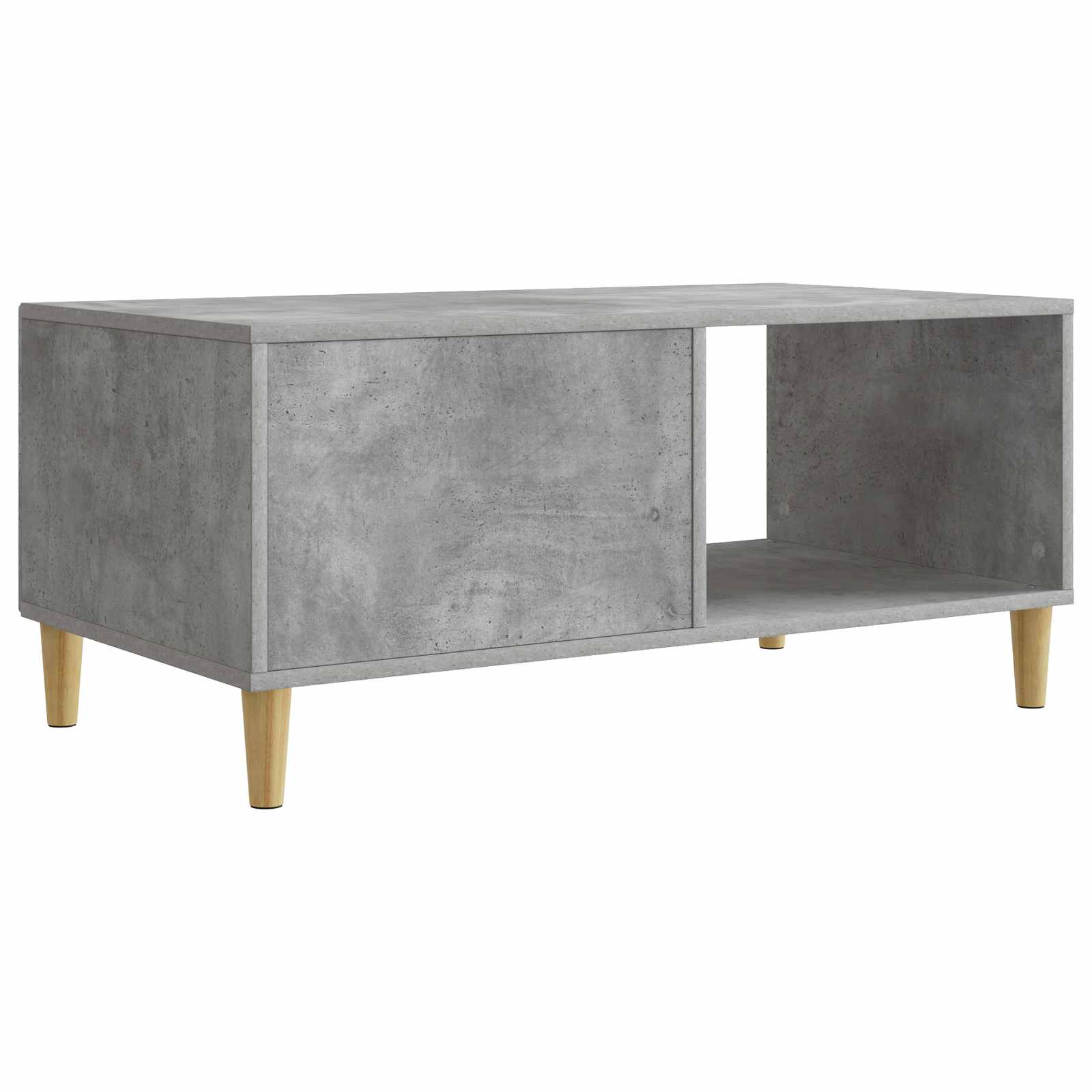 Table basse Gris béton 90 x 50 x 40 cm Bois d'ingénierie - XIOS