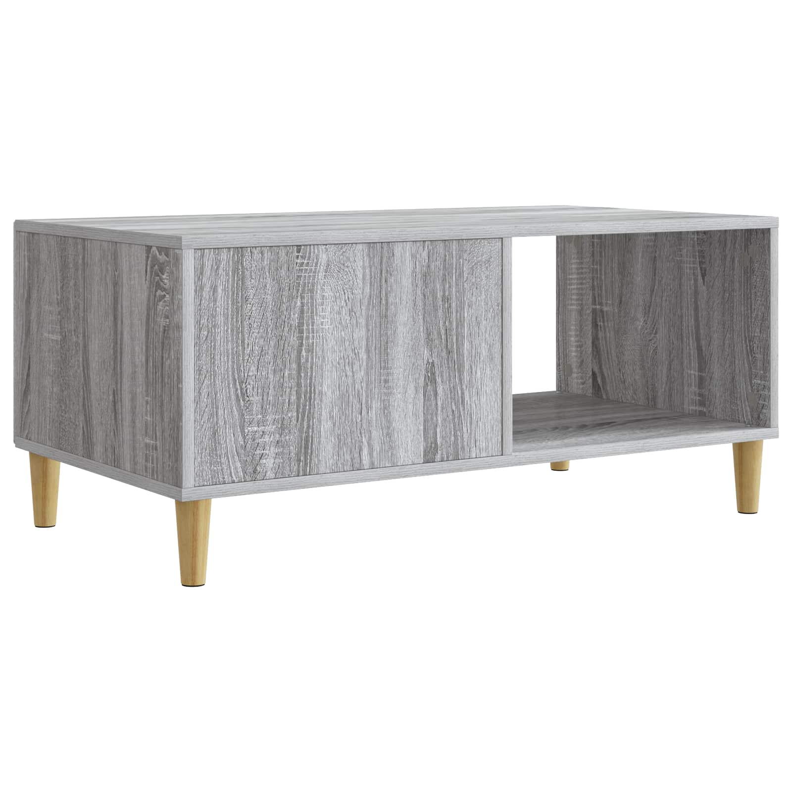 Table basse Sonoma gris 90 x 50 x 40 cm Bois d'ingénierie - XIOS