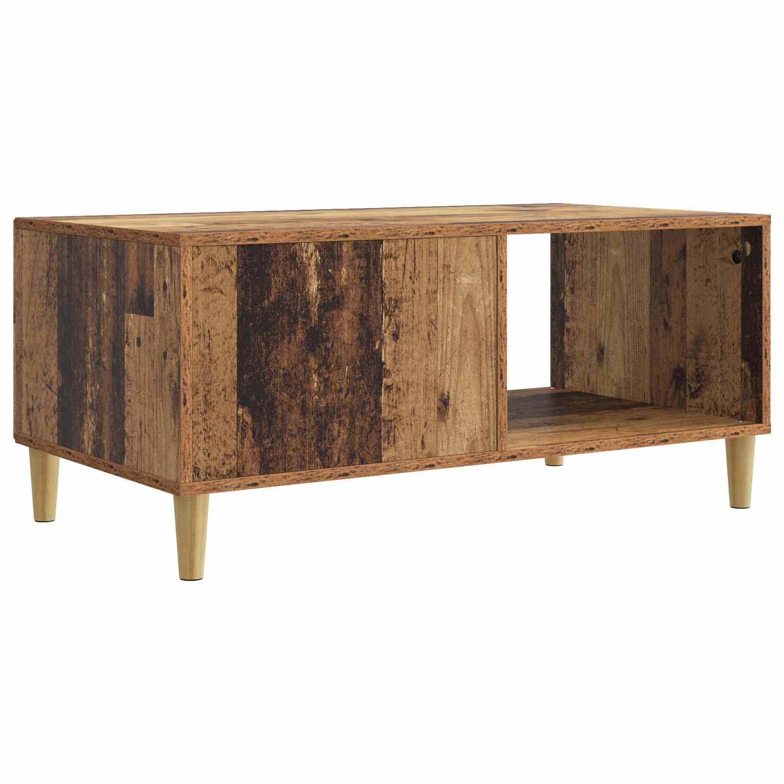 Table basse Bois ancien 90 x 50 x 40 cm Bois d'ingénierie - XIOS