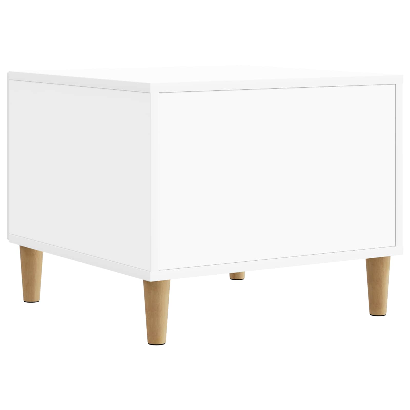 Table basse avec tiroir Blanc 49 x 50 x 40 cm Bois d'ingénierie - XIOS