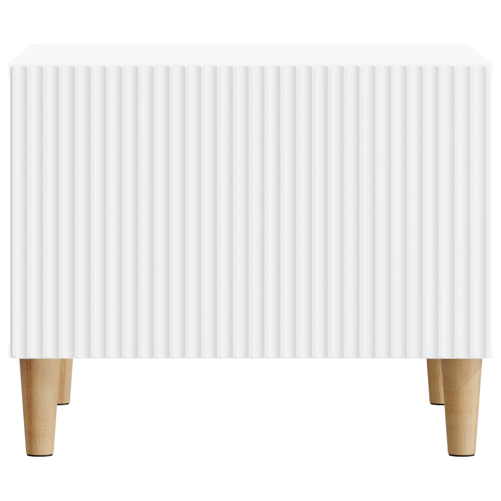 Table basse avec tiroir Blanc 49 x 50 x 40 cm Bois d'ingénierie - XIOS
