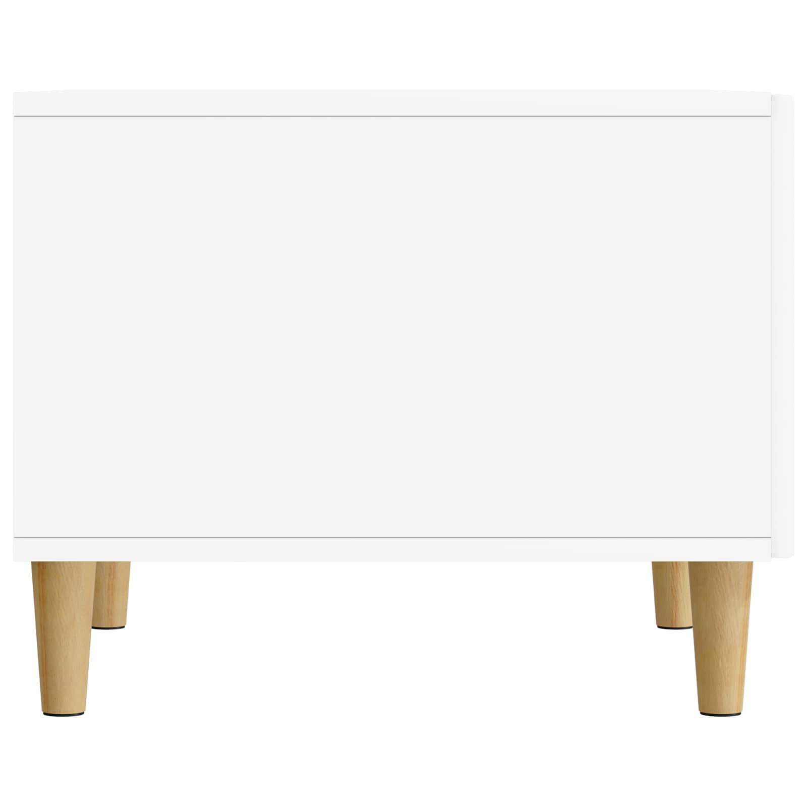 Table basse avec tiroir Blanc 49 x 50 x 40 cm Bois d'ingénierie - XIOS