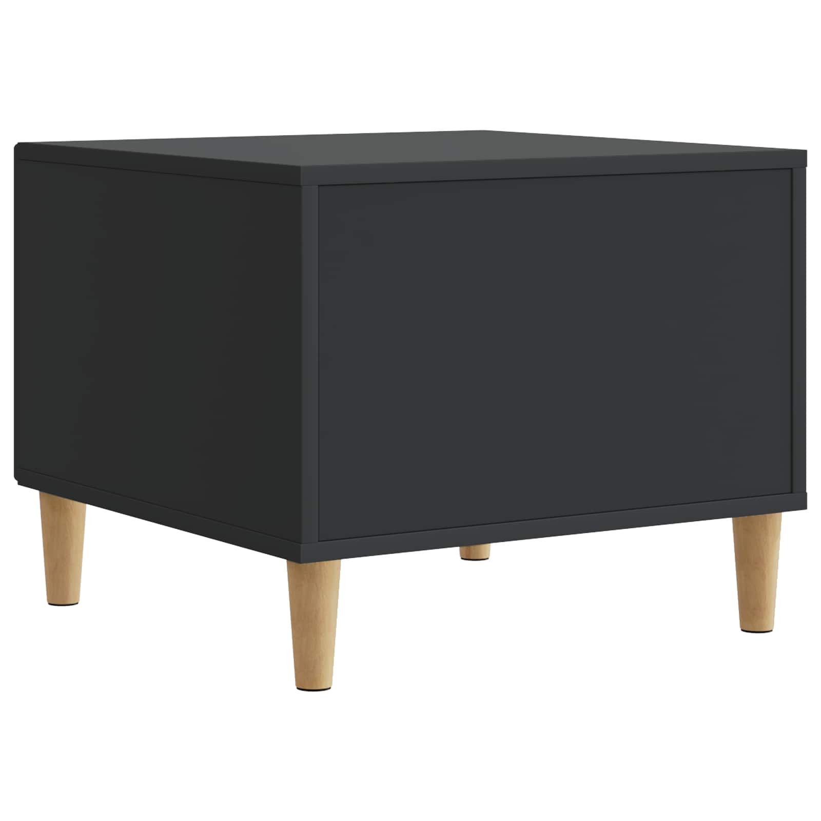 Table basse avec tiroir Noir 49 x 50 x 40 cm Bois d'ingénierie - XIOS
