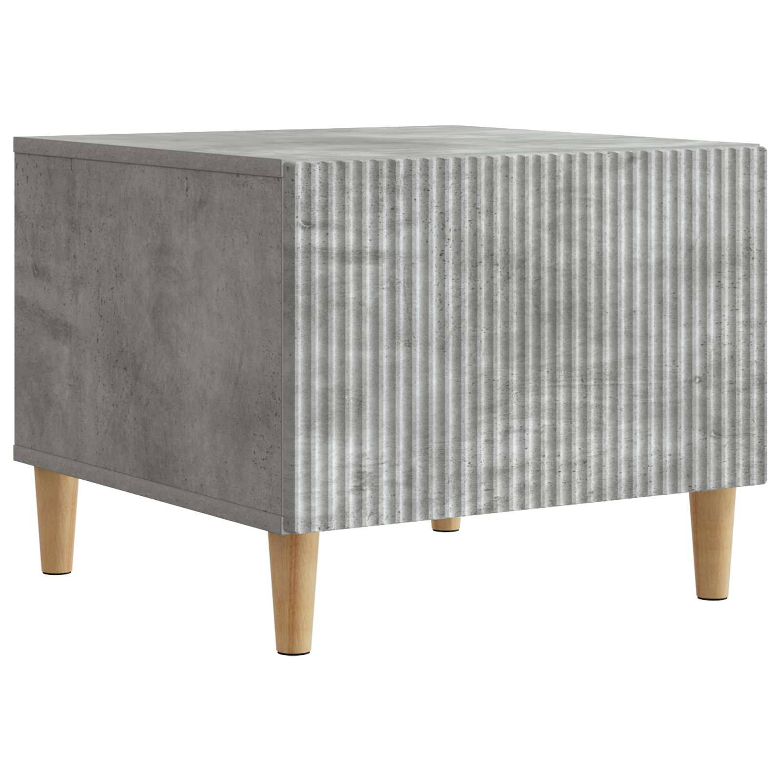 Table basse Gris béton 49 x 50 x 40 cm Bois d'ingénierie - XIOS