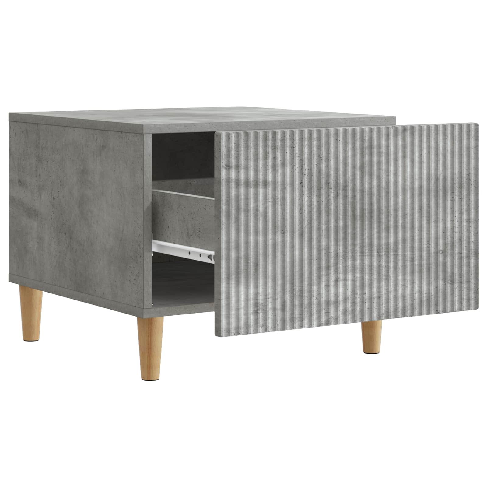 Table basse Gris béton 49 x 50 x 40 cm Bois d'ingénierie - XIOS