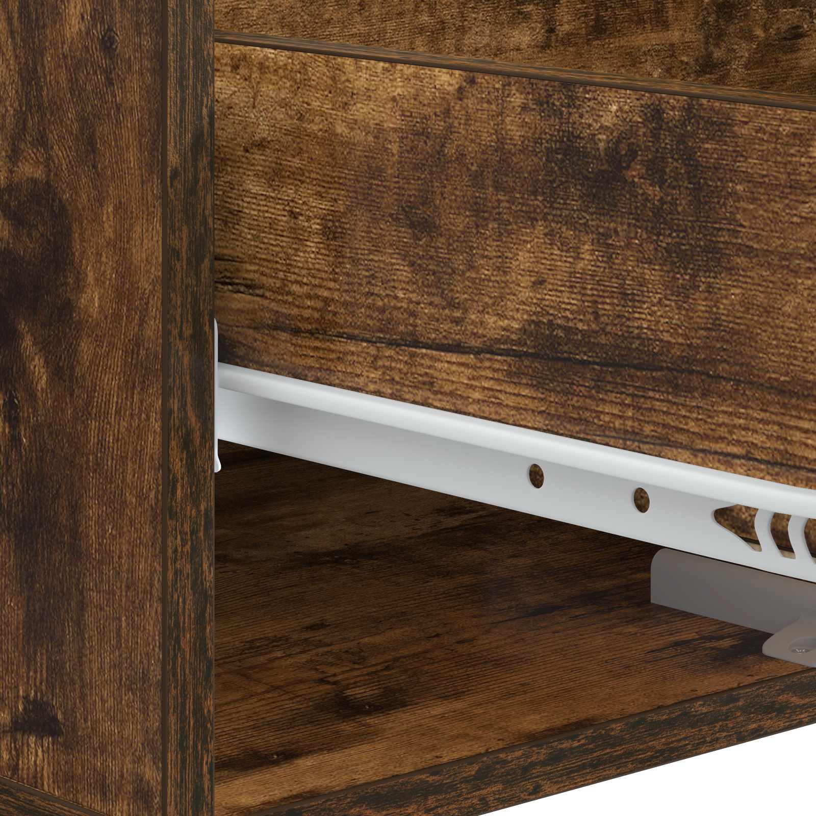 Table basse Chêne fumé 49 x 50 x 40 cm Bois d'ingénierie - XIOS
