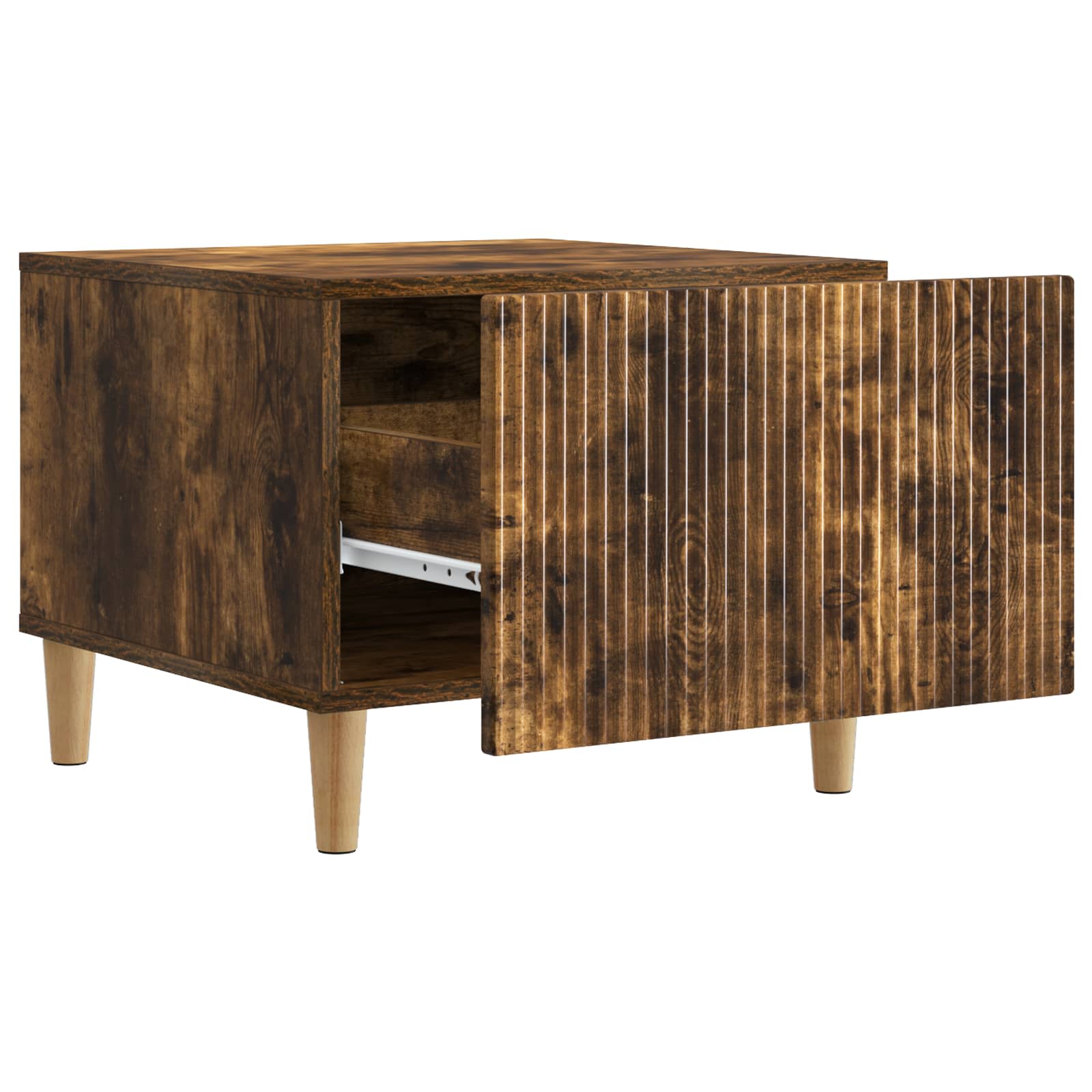 Table basse Chêne fumé 49 x 50 x 40 cm Bois d'ingénierie - XIOS