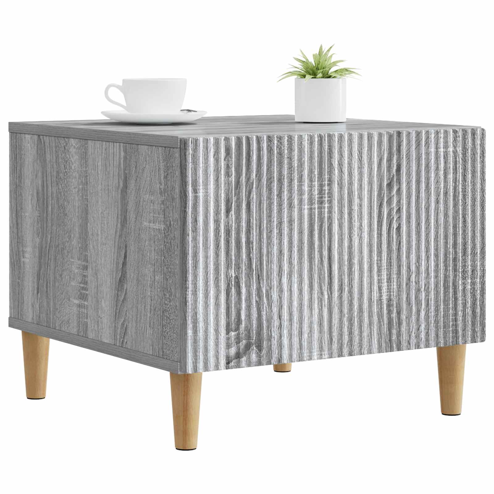 Table basse Sonoma gris 49 x 50 x 40 cm Bois d'ingénierie - XIOS