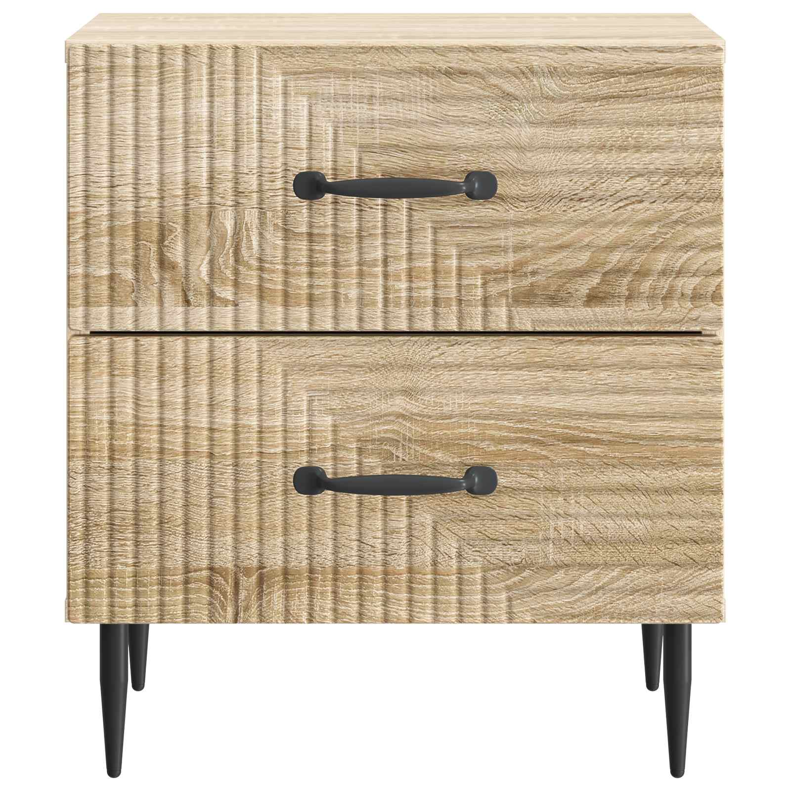Cabinet de chevet 2 pcs Chêne Sonoma 43 x 34,5 x 47,5 cm - XIOS