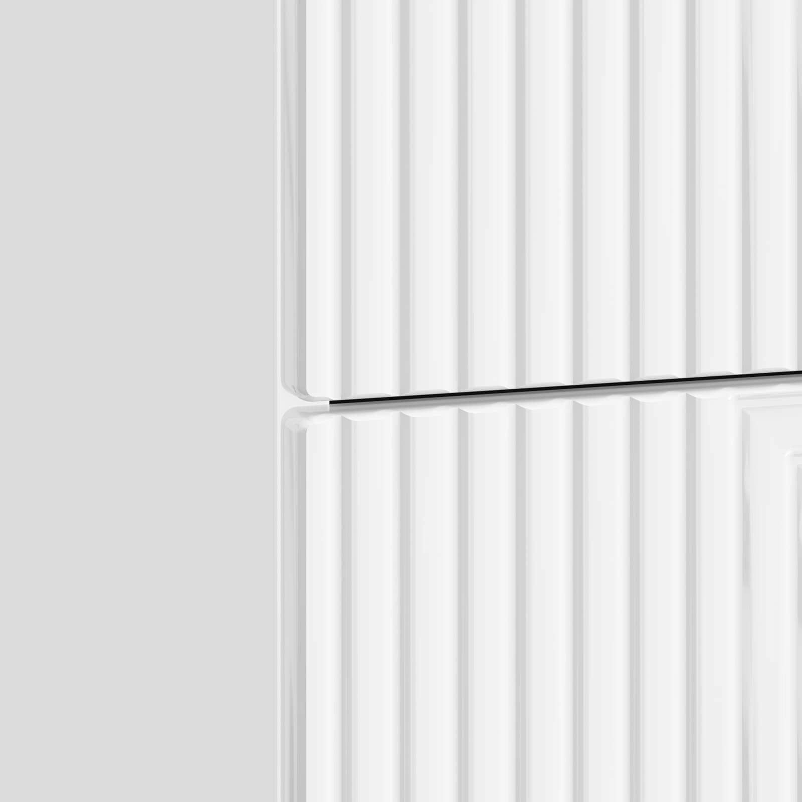 Cabinet de chevet 2 pcs Blanc brillant 43 x 34,5 x 47,5 cm - XIOS