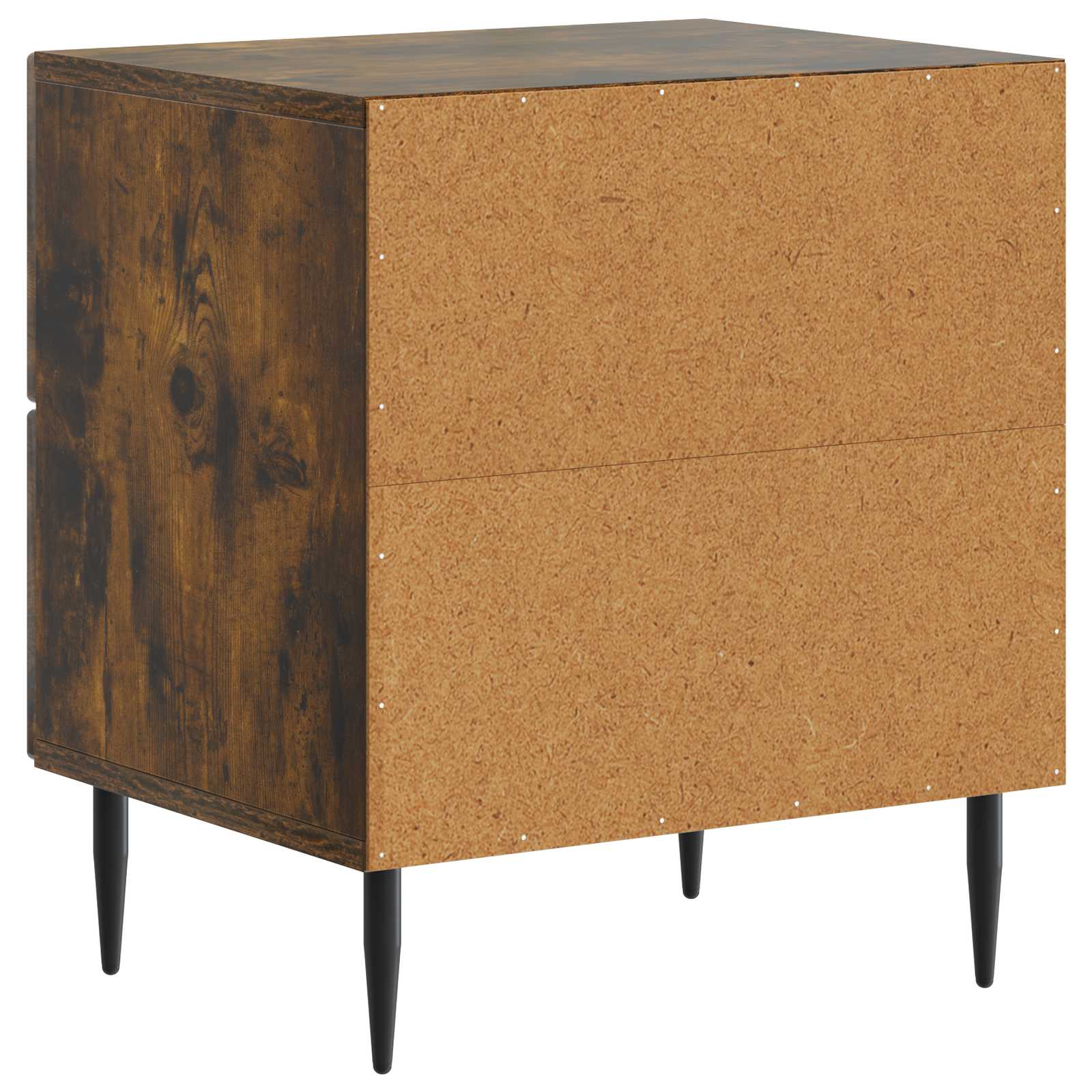 Cabinet de chevet avec tiroir Chêne fumé 43 x 34,5 x 47,5 cm - XIOS