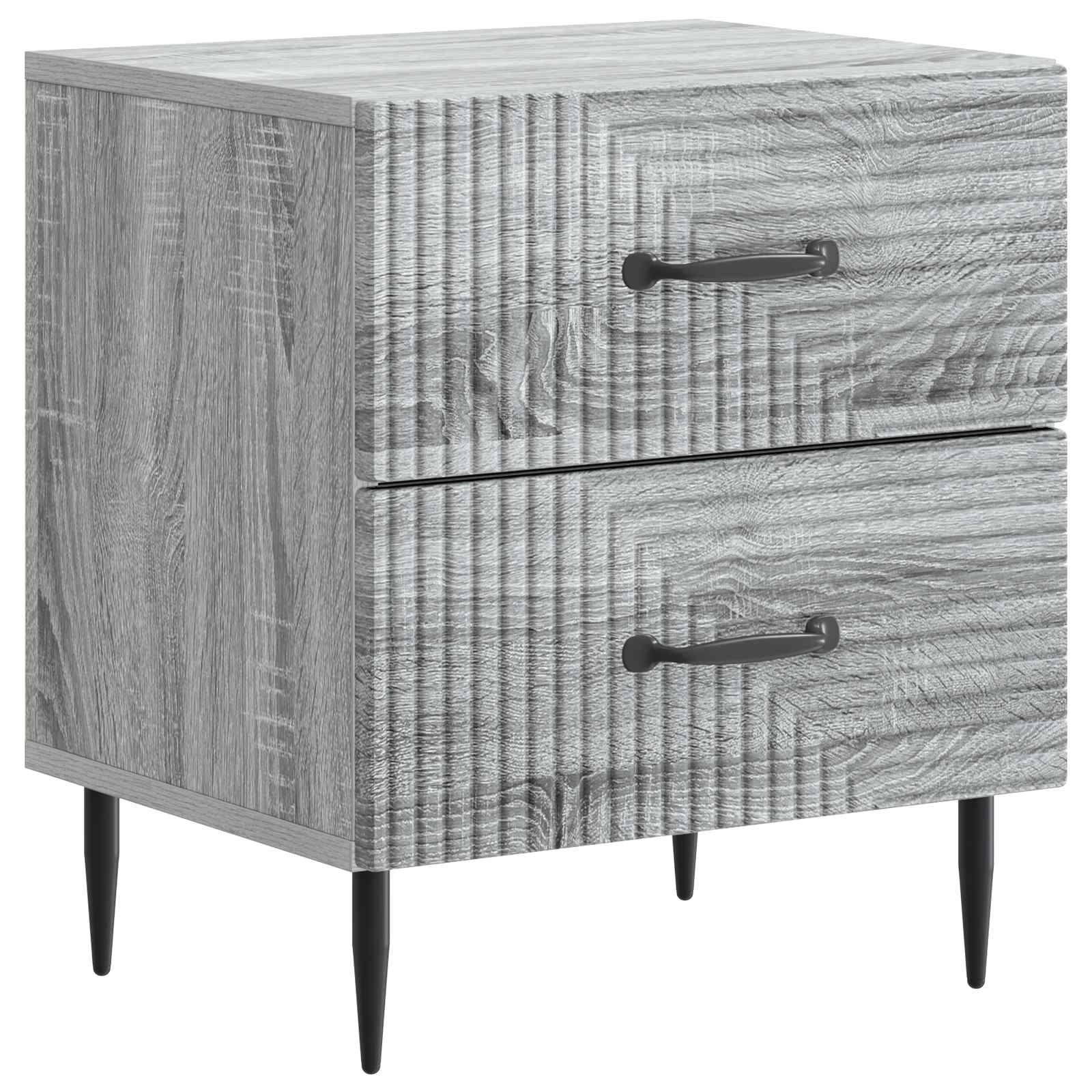 Cabinet de chevet avec tiroir Sonoma gris 43 x 34,5 x 47,5 cm - XIOS