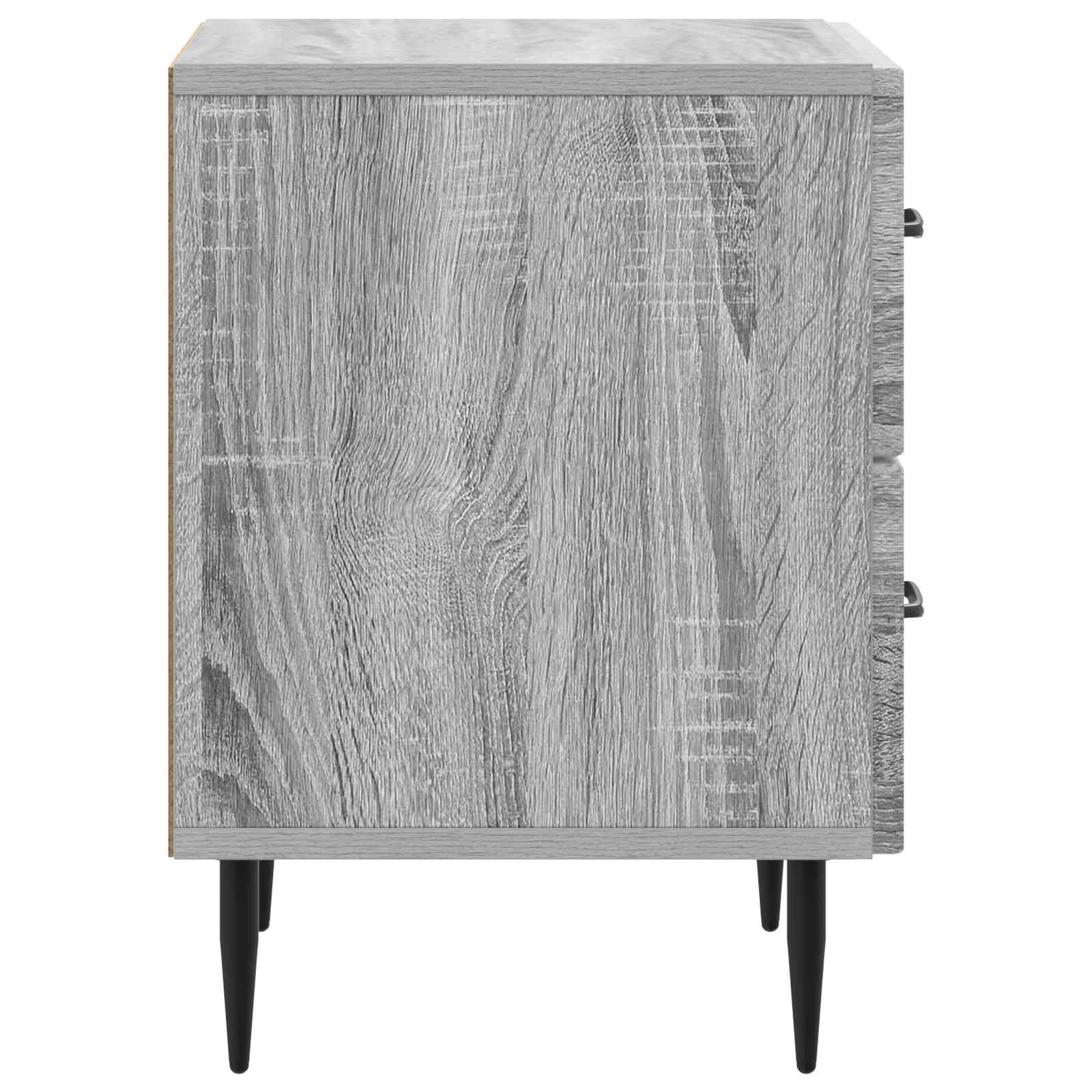 Cabinet de chevet avec tiroir Sonoma gris 43 x 34,5 x 47,5 cm - XIOS