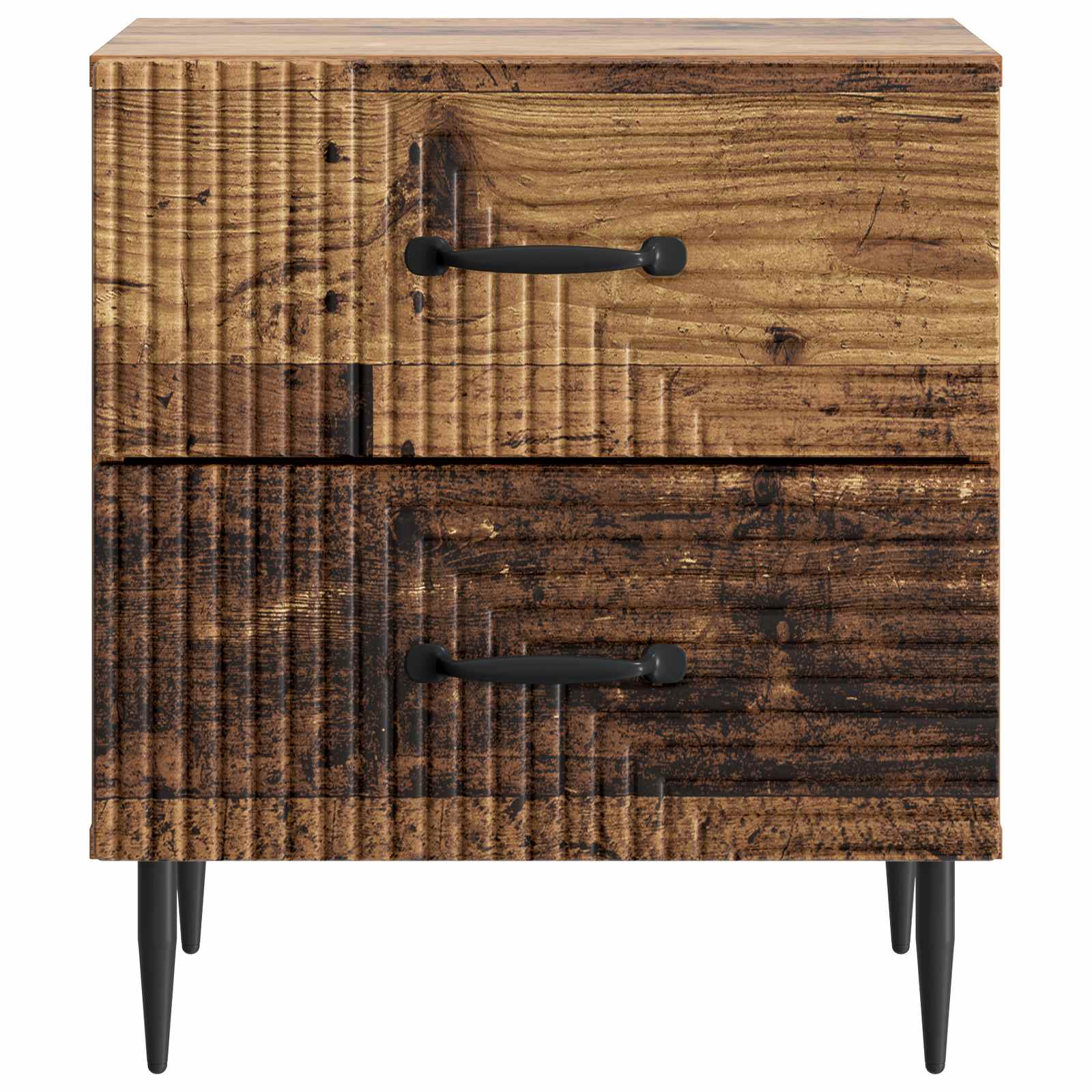 Cabinet de chevet 2 pcs Bois ancien 43 x 34,5 x 47,5 cm - XIOS