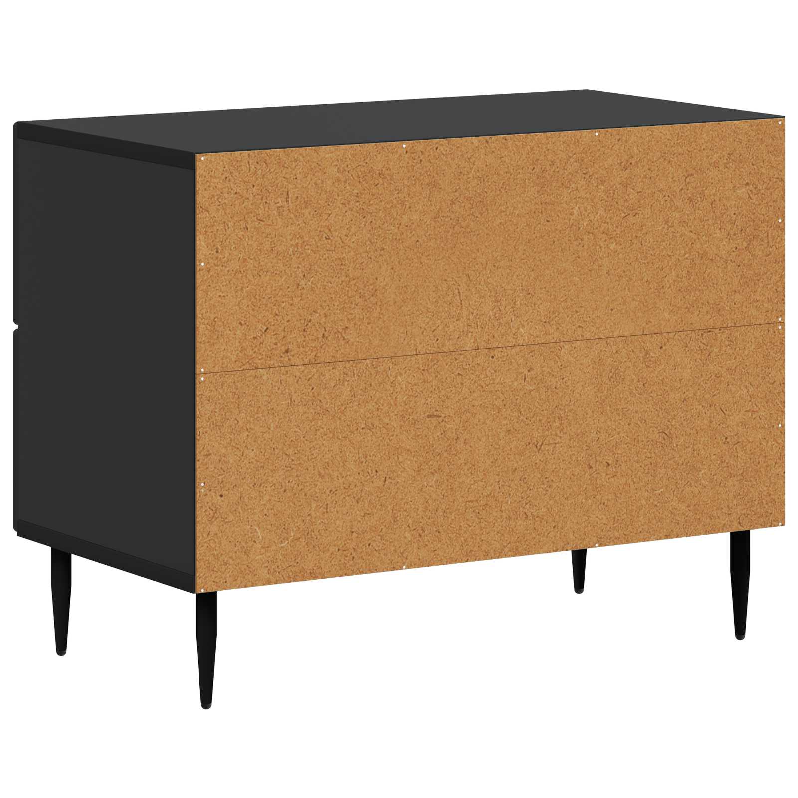 Cabinet de chevet Noir 62 x 34,5 x 47,5 cm Bois d'ingénierie - XIOS