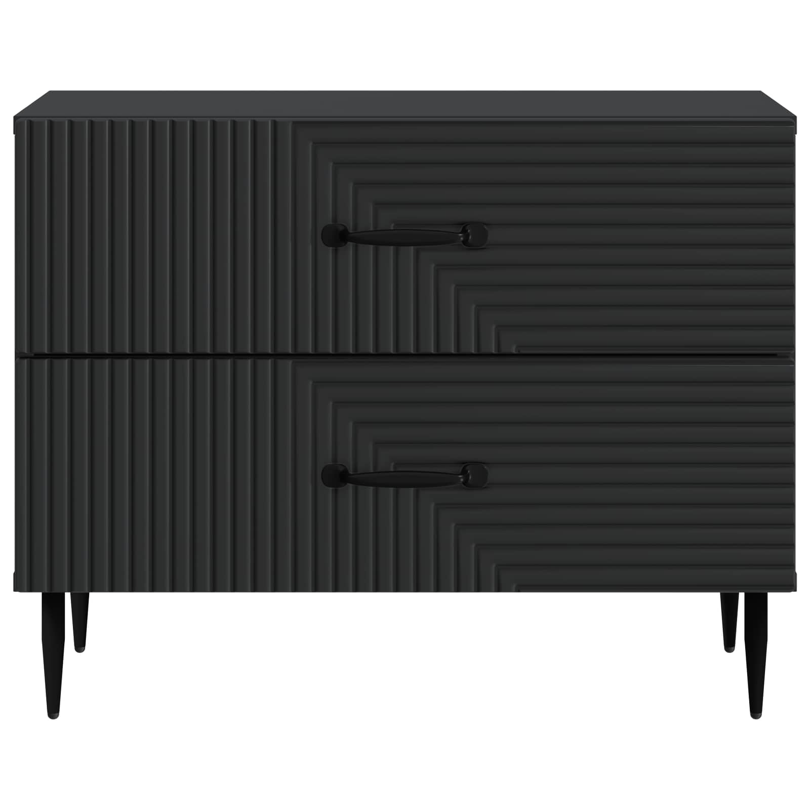 Cabinet de chevet Noir 62 x 34,5 x 47,5 cm Bois d'ingénierie - XIOS