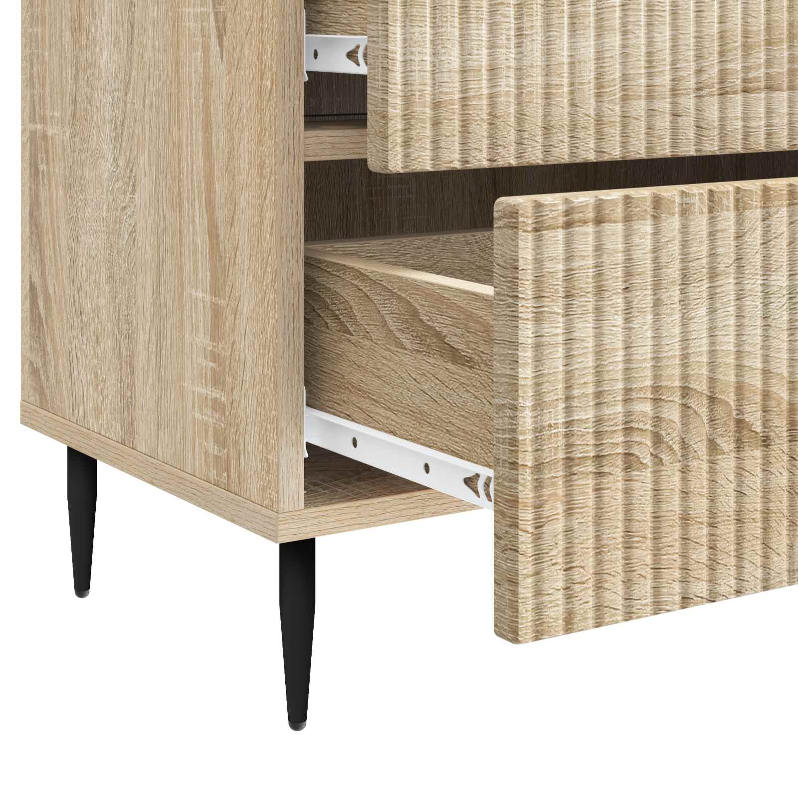 Cabinet de chevet avec tiroir Chêne Sonoma 62 x 34,5 x 47,5 cm - XIOS