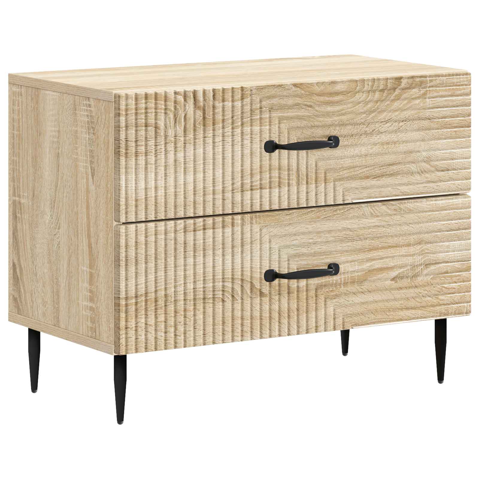 Cabinet de chevet avec tiroir Chêne Sonoma 62 x 34,5 x 47,5 cm - XIOS
