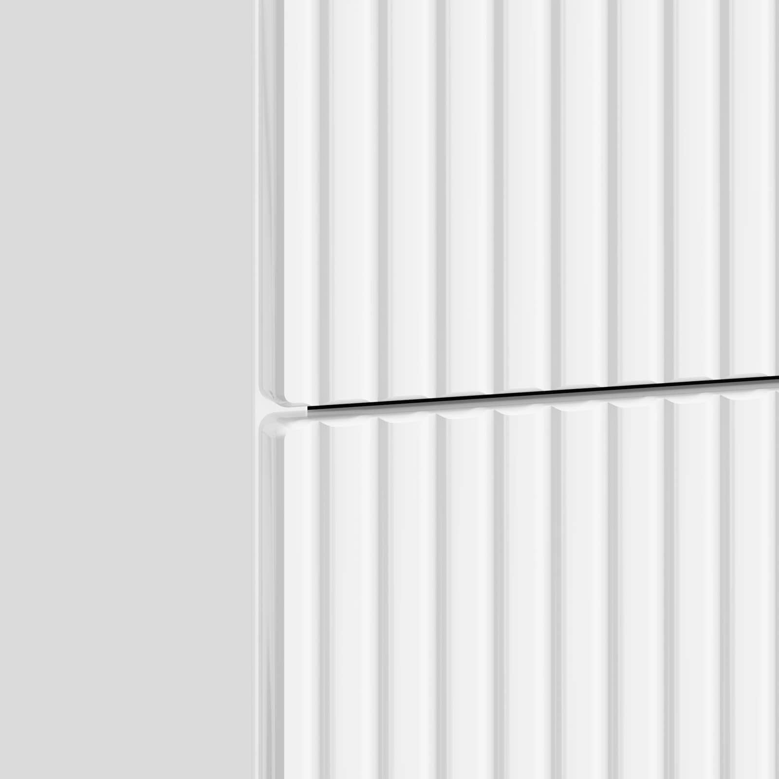 Cabinet de chevet Blanc brillant 62 x 34,5 x 47,5 cm - XIOS