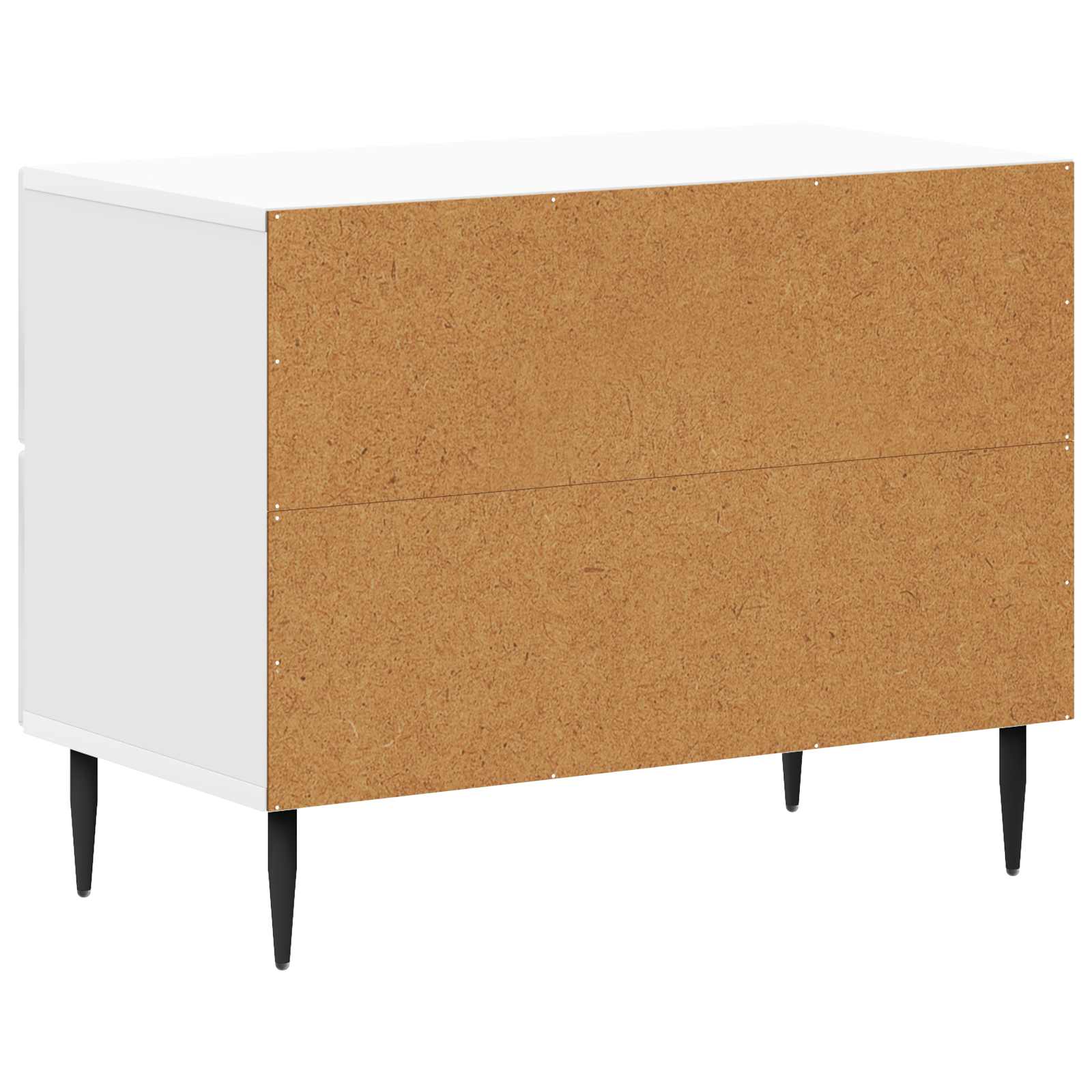 Cabinet de chevet Blanc brillant 62 x 34,5 x 47,5 cm - XIOS
