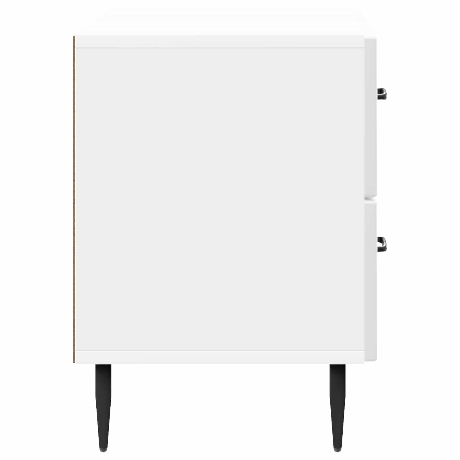 Cabinet de chevet Blanc brillant 62 x 34,5 x 47,5 cm - XIOS