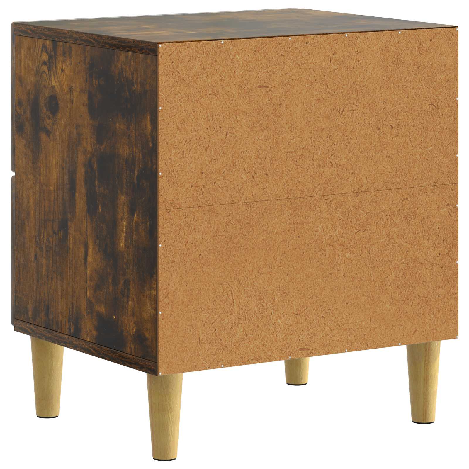 Cabinet de chevet avec tiroir Chêne fumé 62 x 34,5 x 47,5 cm - XIOS