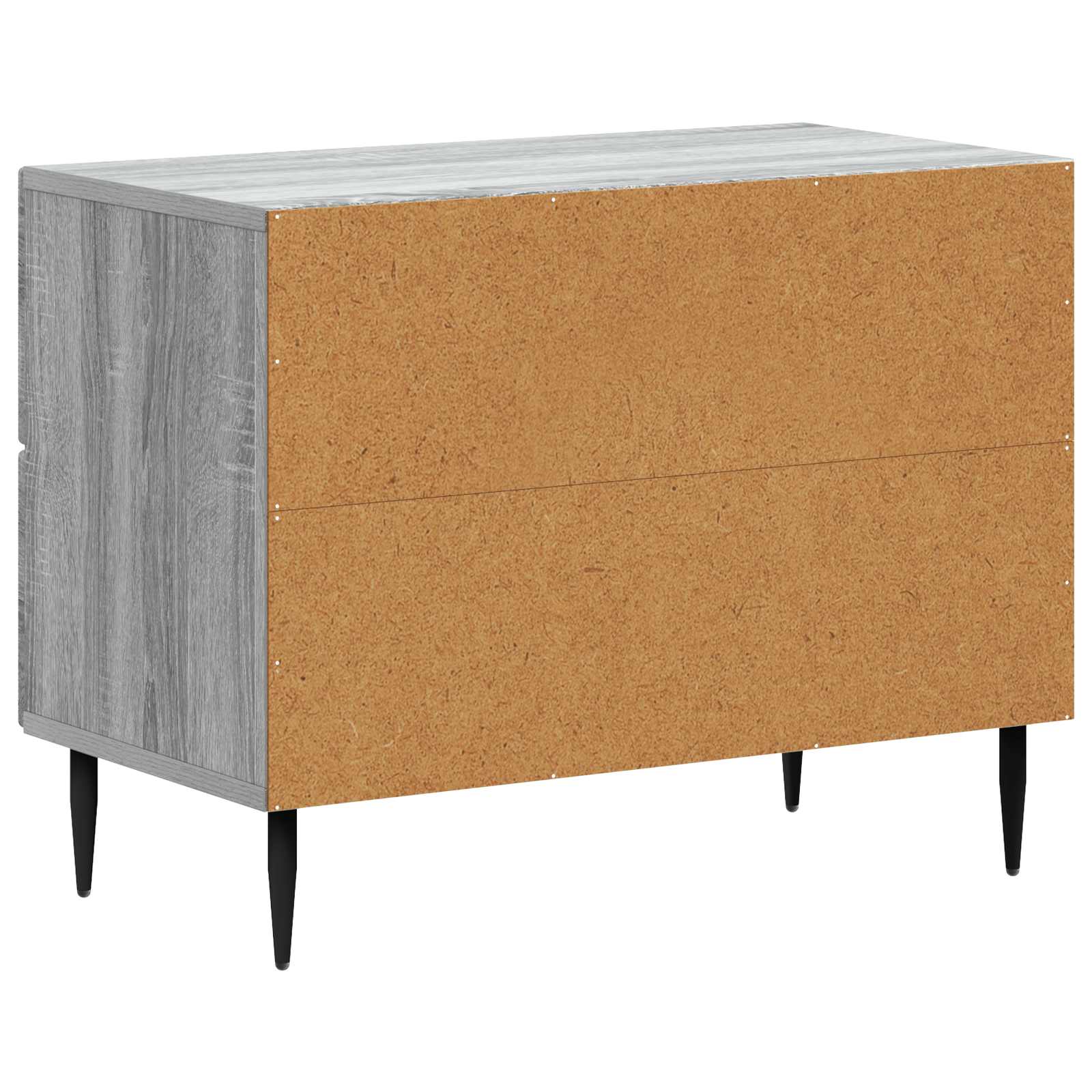 Cabinet de chevet avec tiroir Sonoma gris 62 x 34,5 x 47,5 cm - XIOS