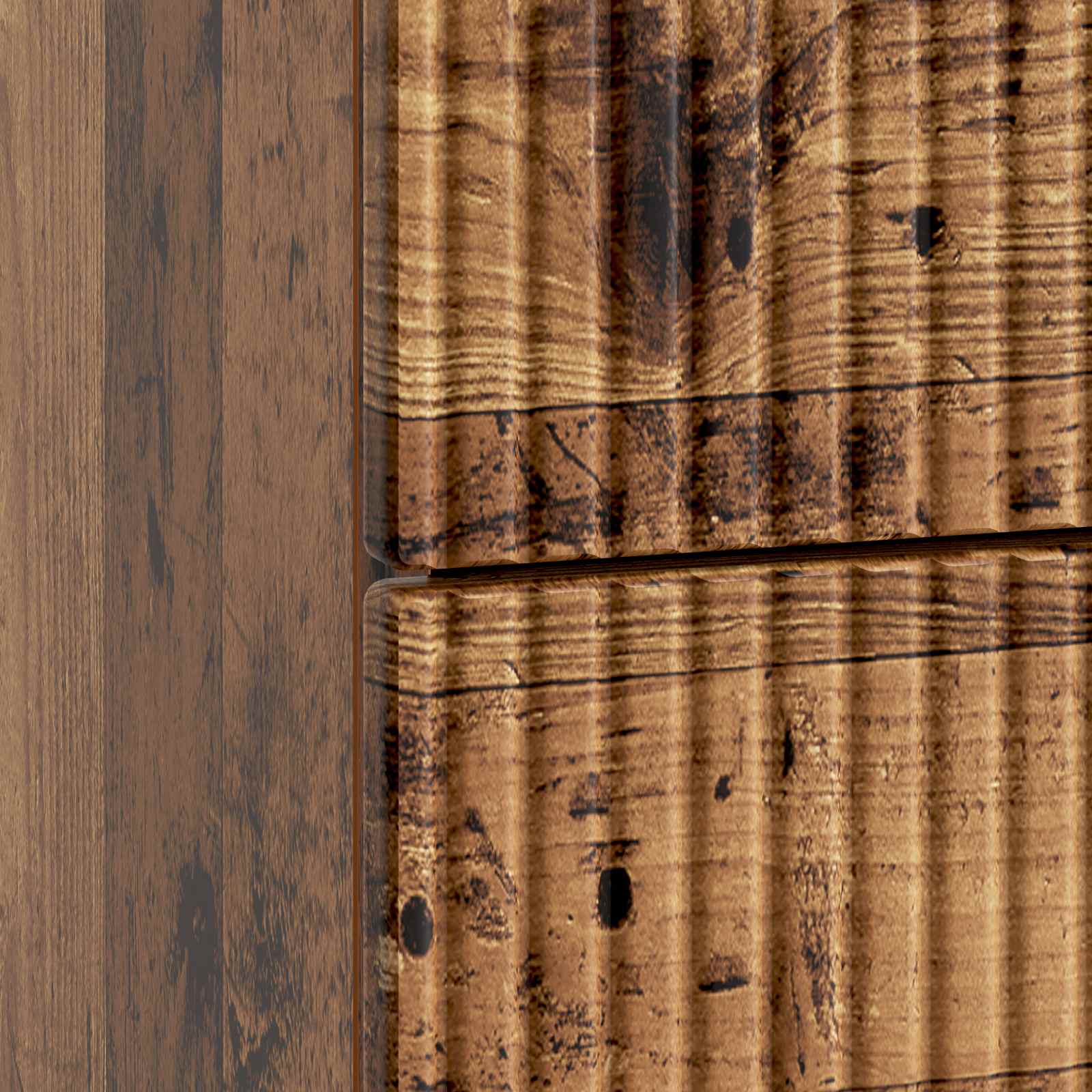Cabinet de chevet avec tiroir Bois ancien 62 x 34,5 x 47,5 cm - XIOS