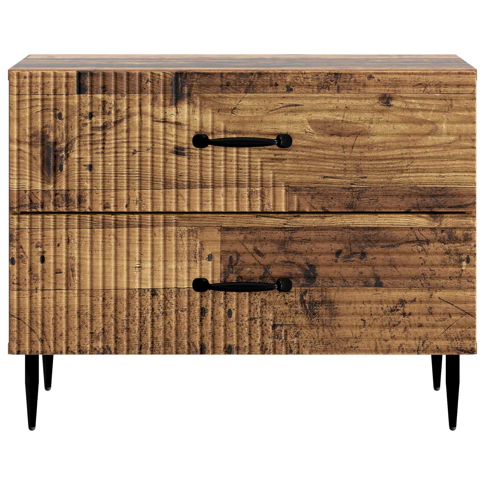 Cabinet de chevet avec tiroir Bois ancien 62 x 34,5 x 47,5 cm - XIOS
