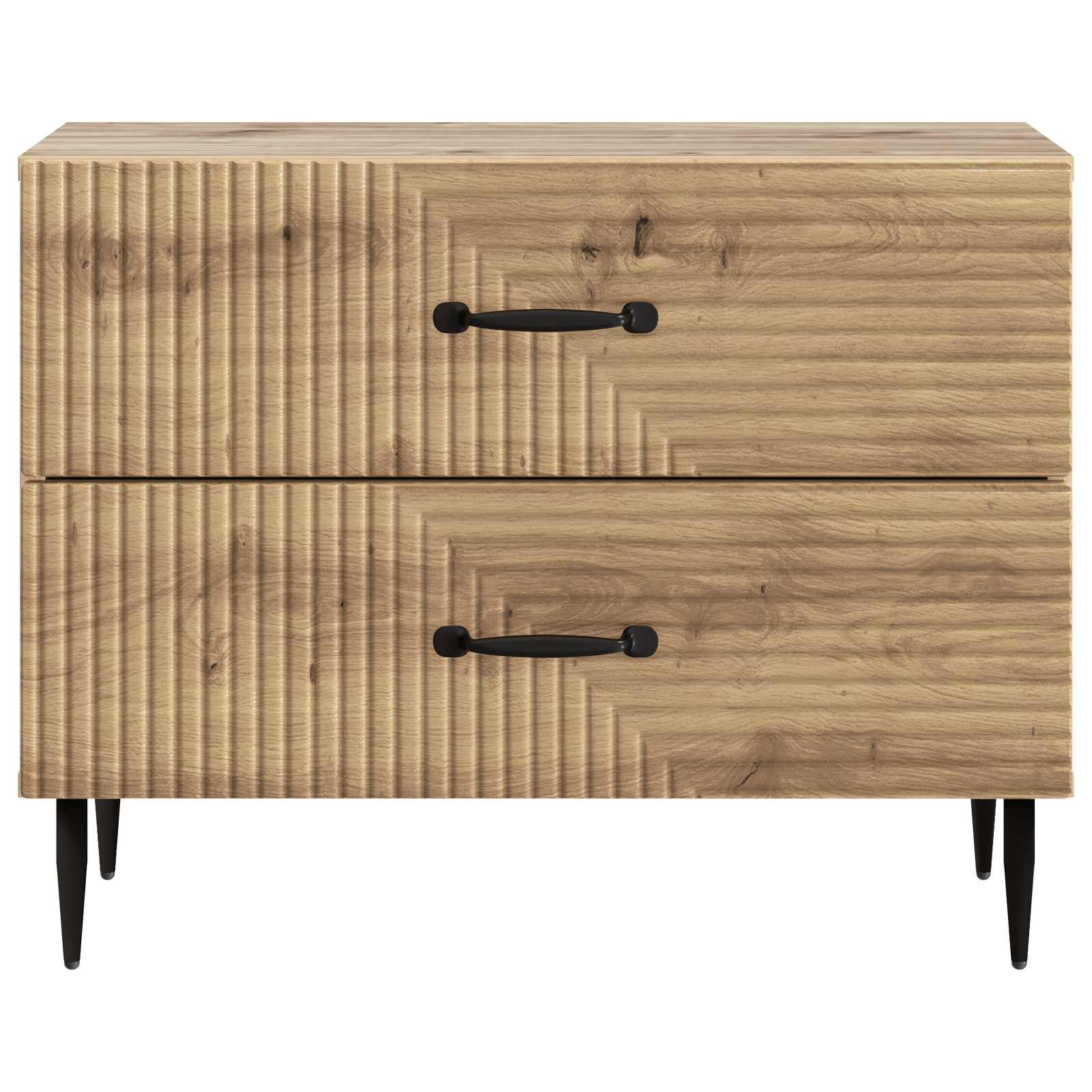 Cabinet de chevet Chêne artisanal 62 x 34,5 x 47,5 cm - XIOS
