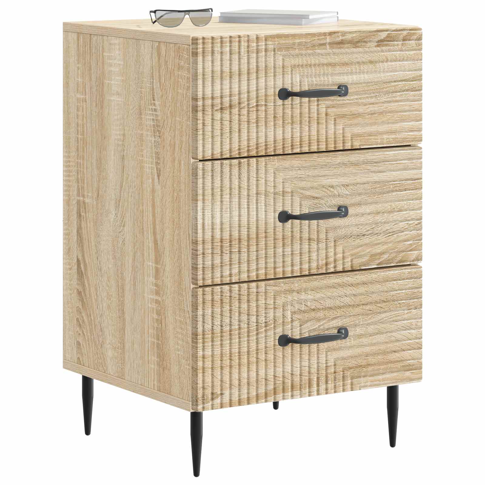 Cabinet de chevet avec tiroir Chêne Sonoma 43 x 41 x 66,5 cm - XIOS