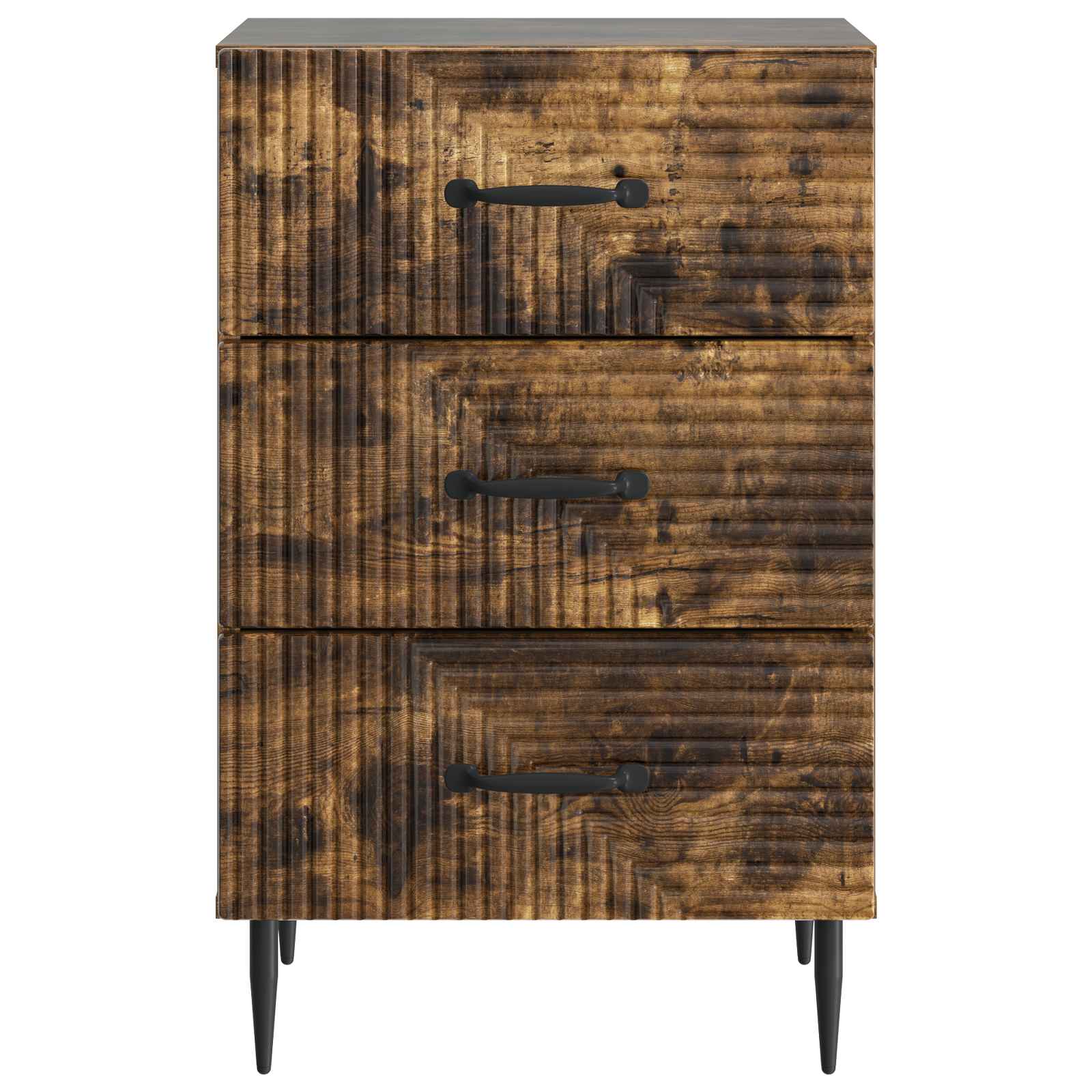 Cabinet de chevet avec tiroir Chêne fumé 43 x 41 x 66,5 cm - XIOS